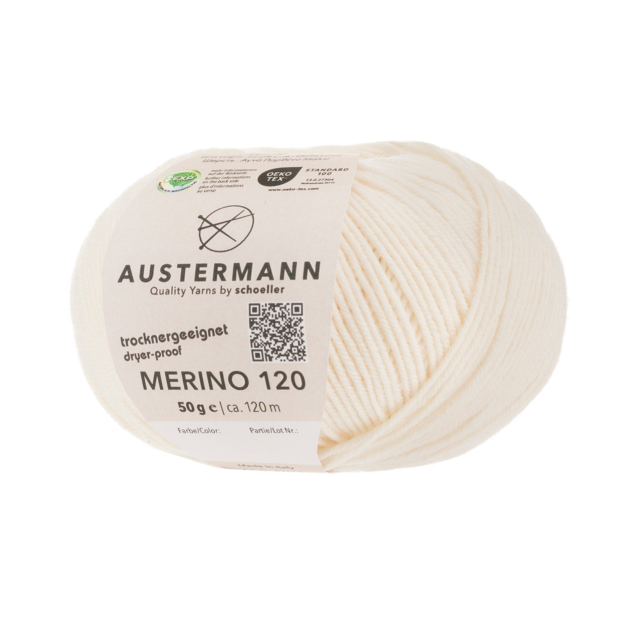 Austermann Merino Superfine 120 neulelanka 50g