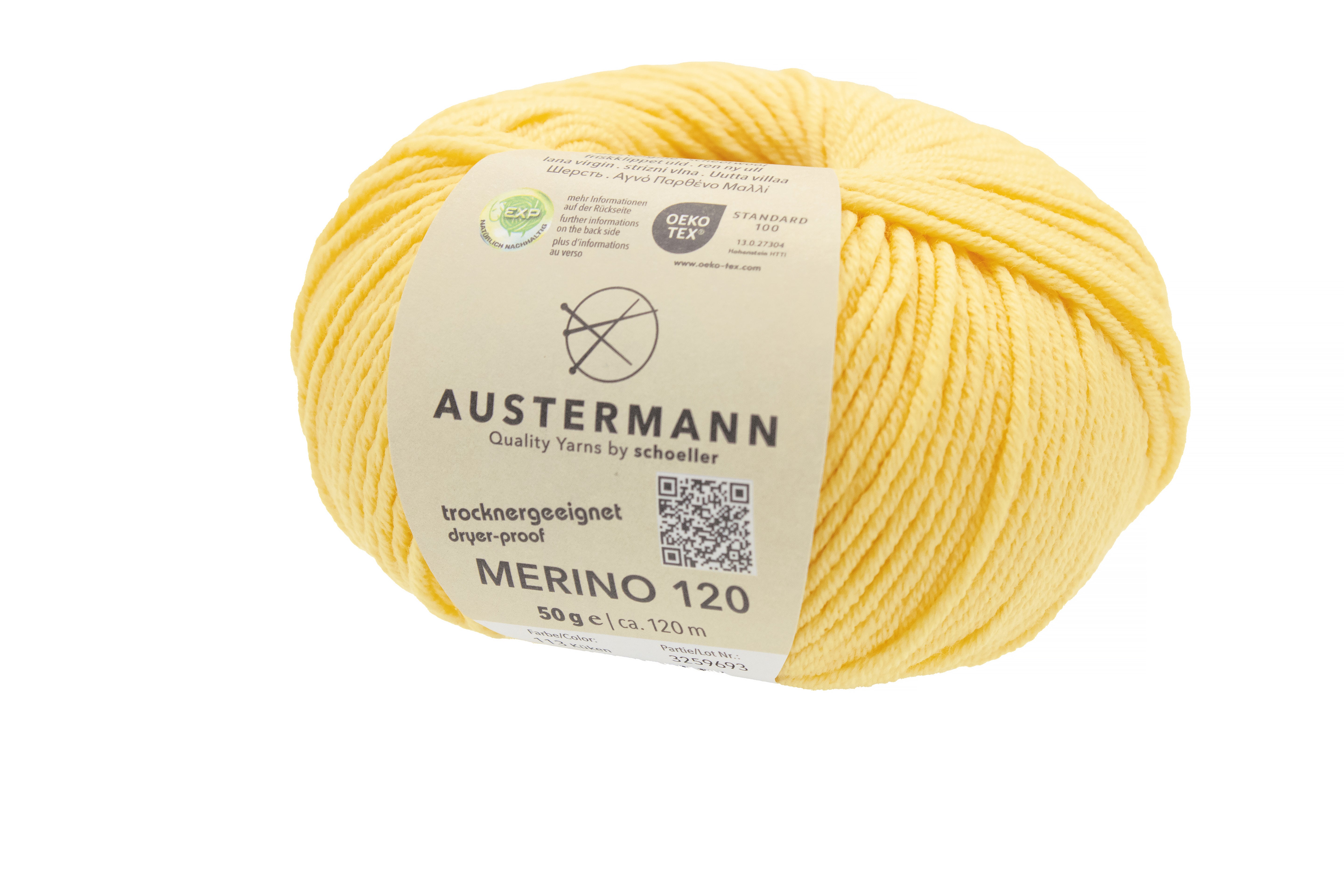 Austermann Merino Superfine 120 neulelanka 50g