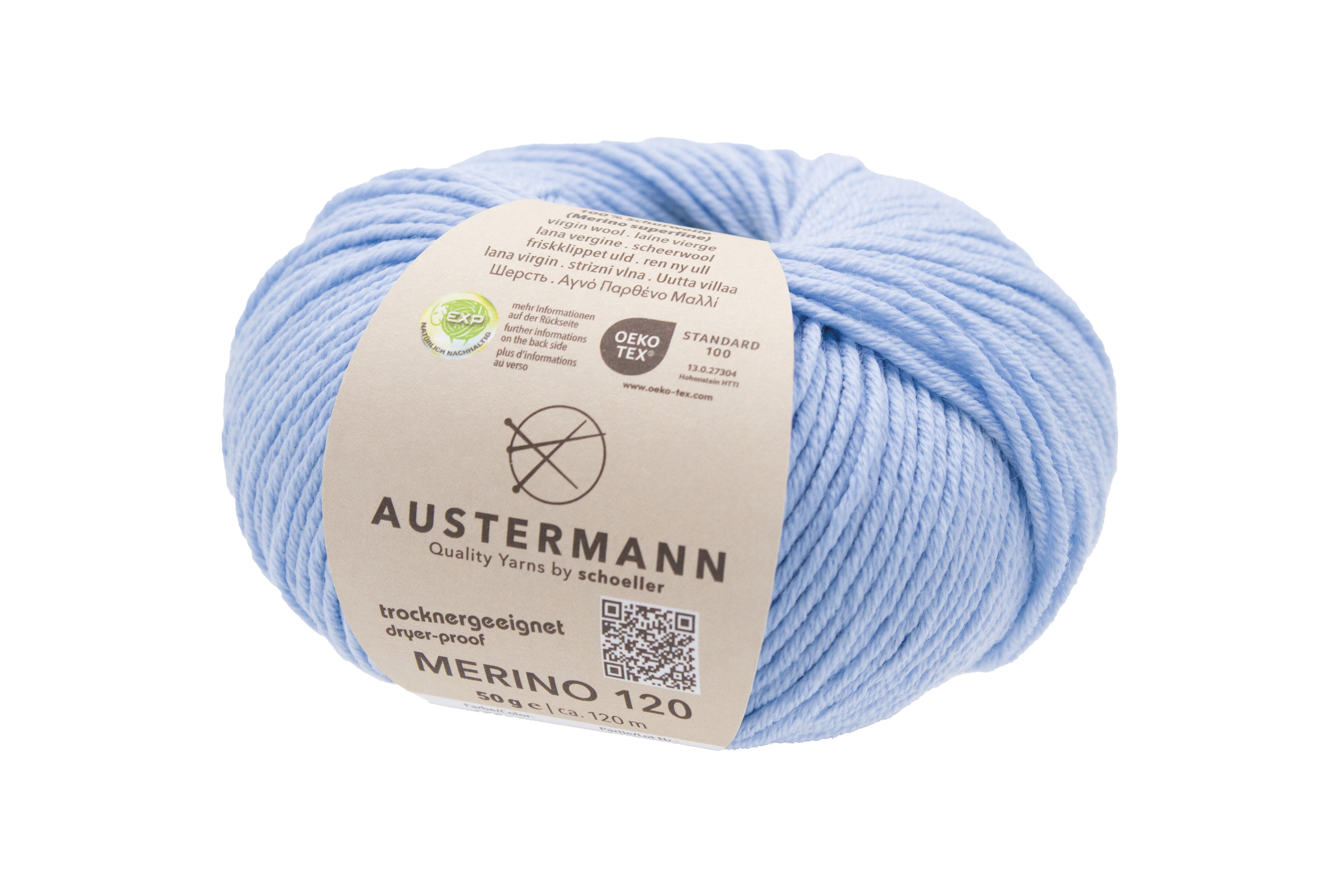 Austermann Merino Superfine 120 neulelanka 50g