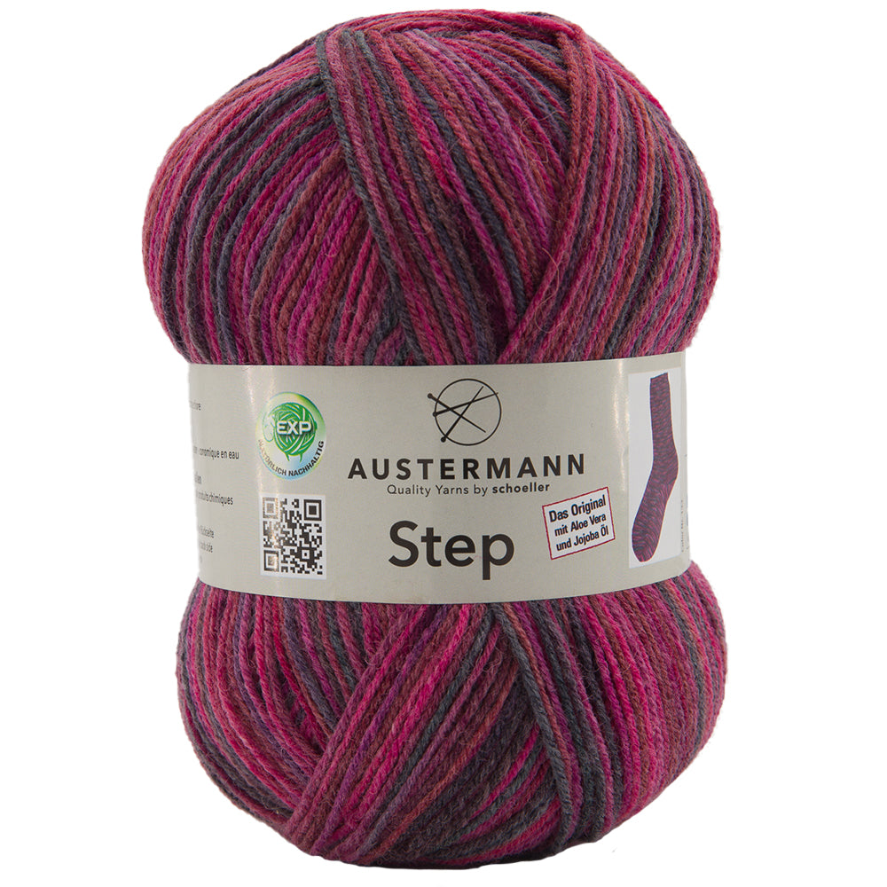 Step 4 kirjava sukkalanka 100 g
