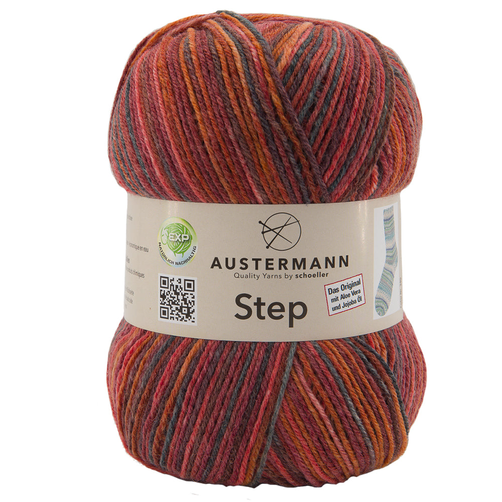 Step 4 kirjava sukkalanka 100 g