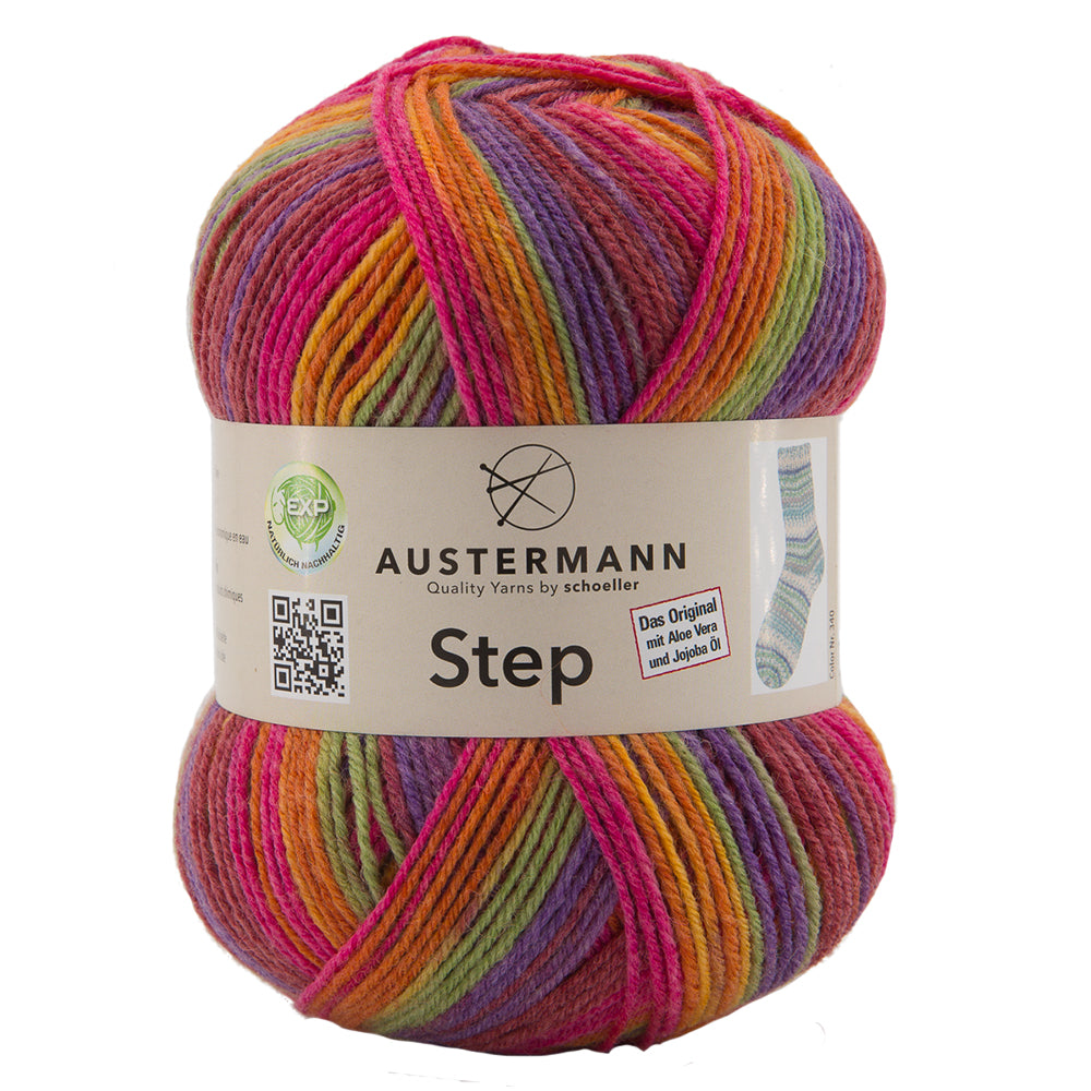 Step 4 kirjava sukkalanka 100 g