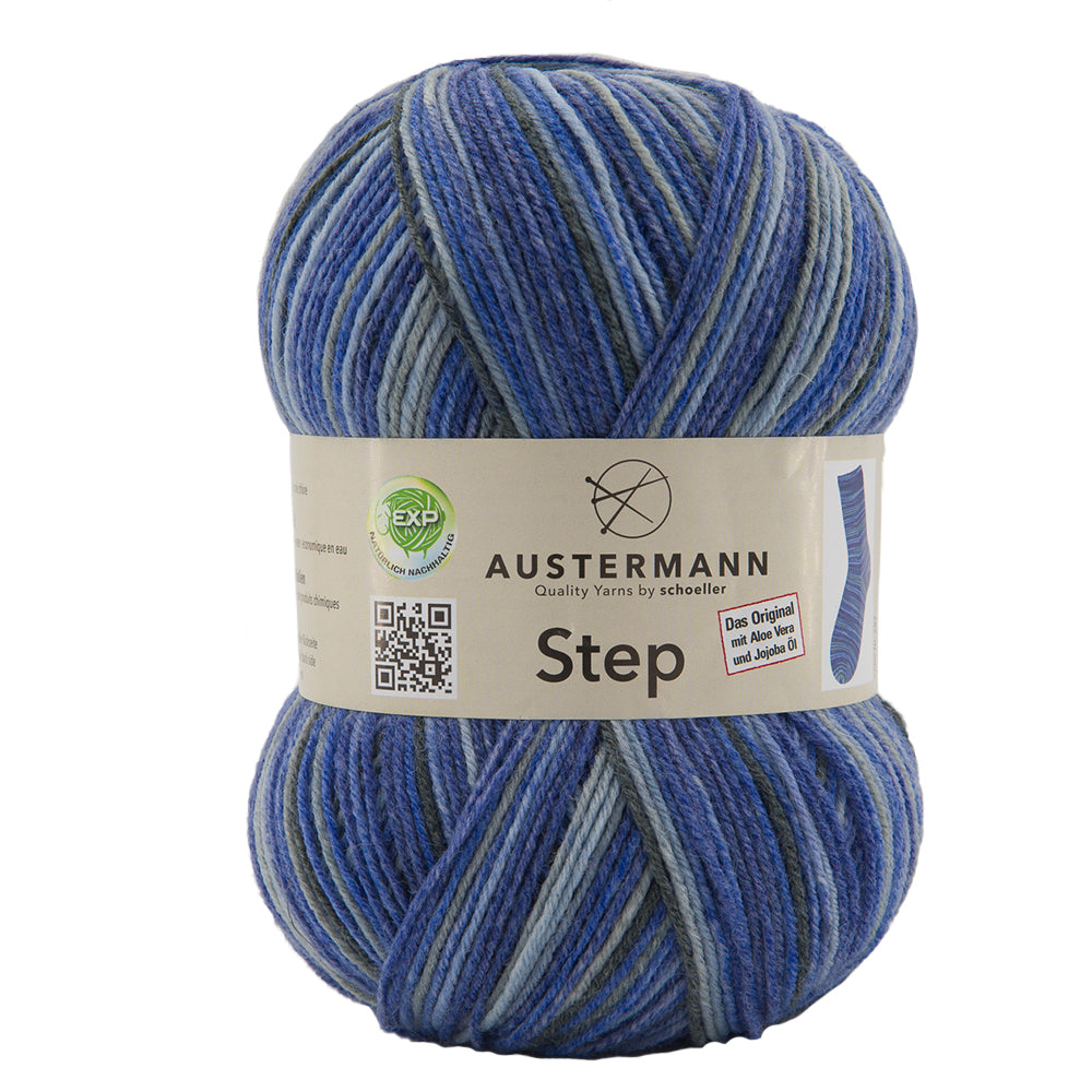 Step 4 kirjava sukkalanka 100 g