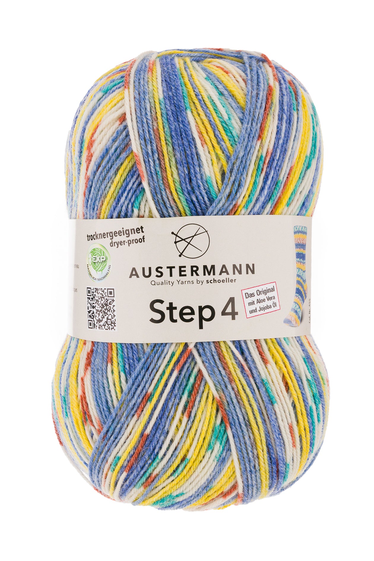 Step 4 kirjava sukkalanka 100 g