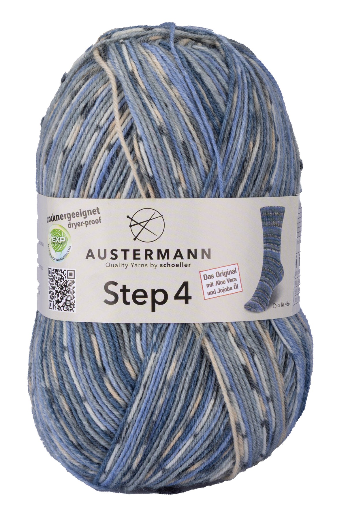 Step 4 kirjava sukkalanka 100 g
