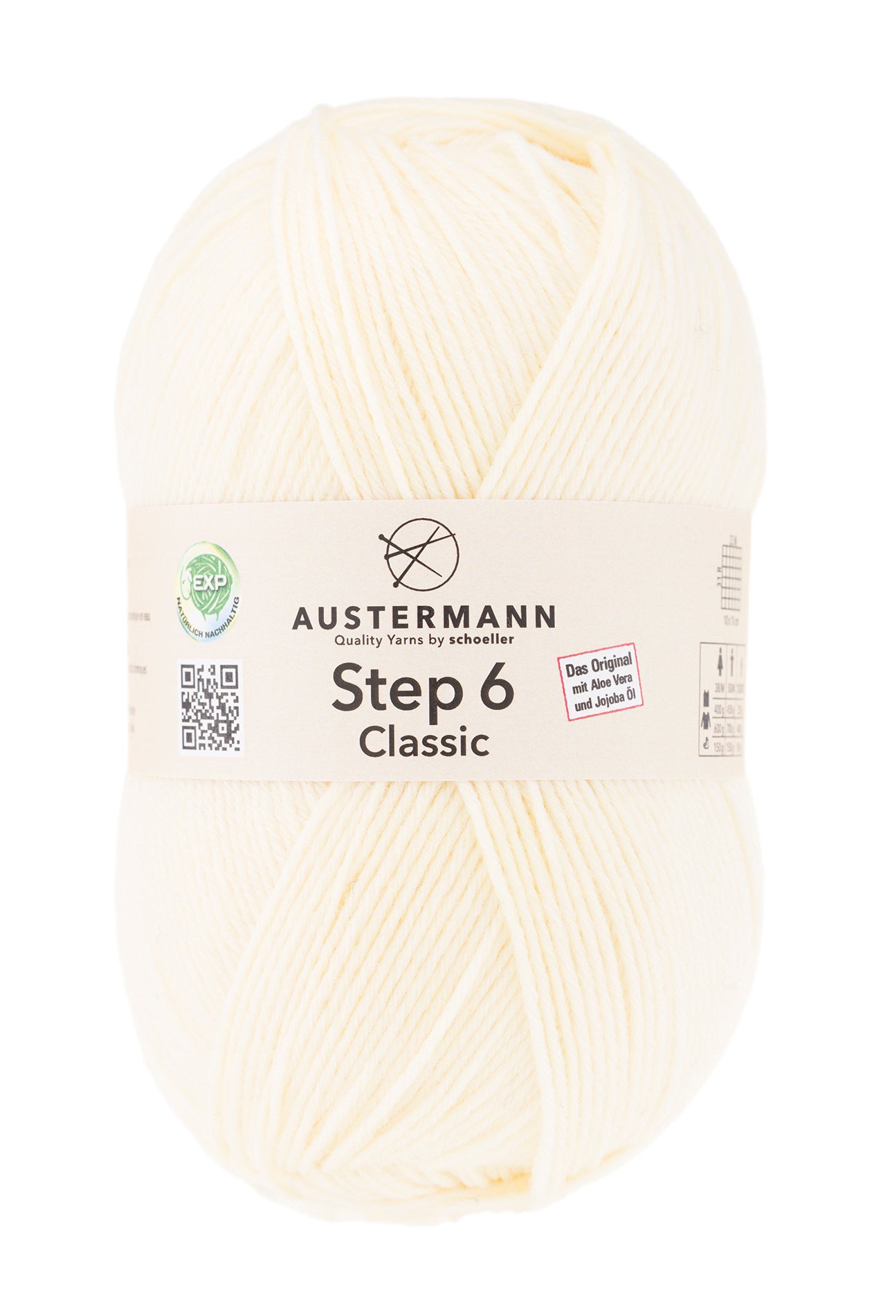 Step 6 Classic yksivärinen sukkalanka 150 g