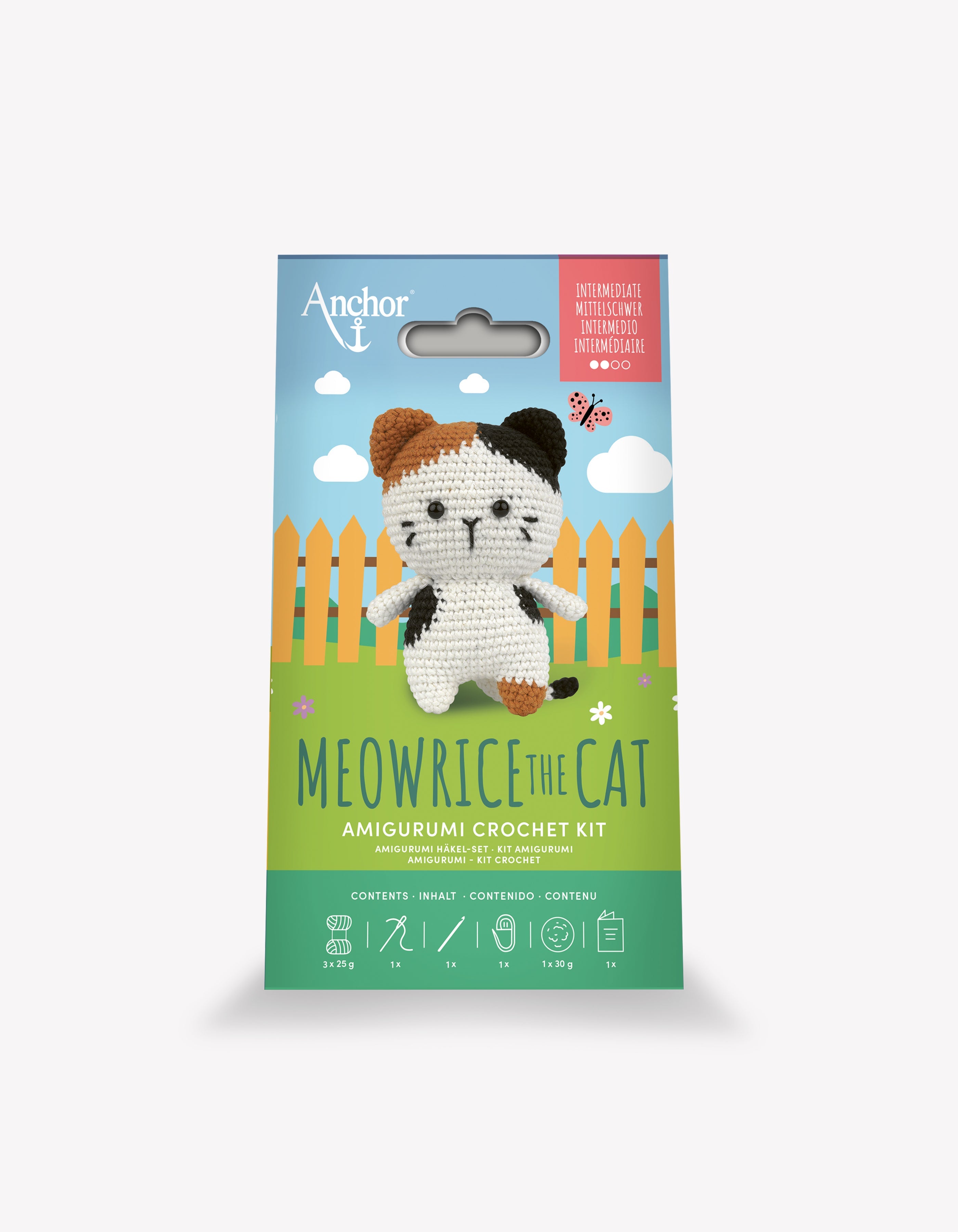 Anchor amigurumi setti Mewrice-kissa