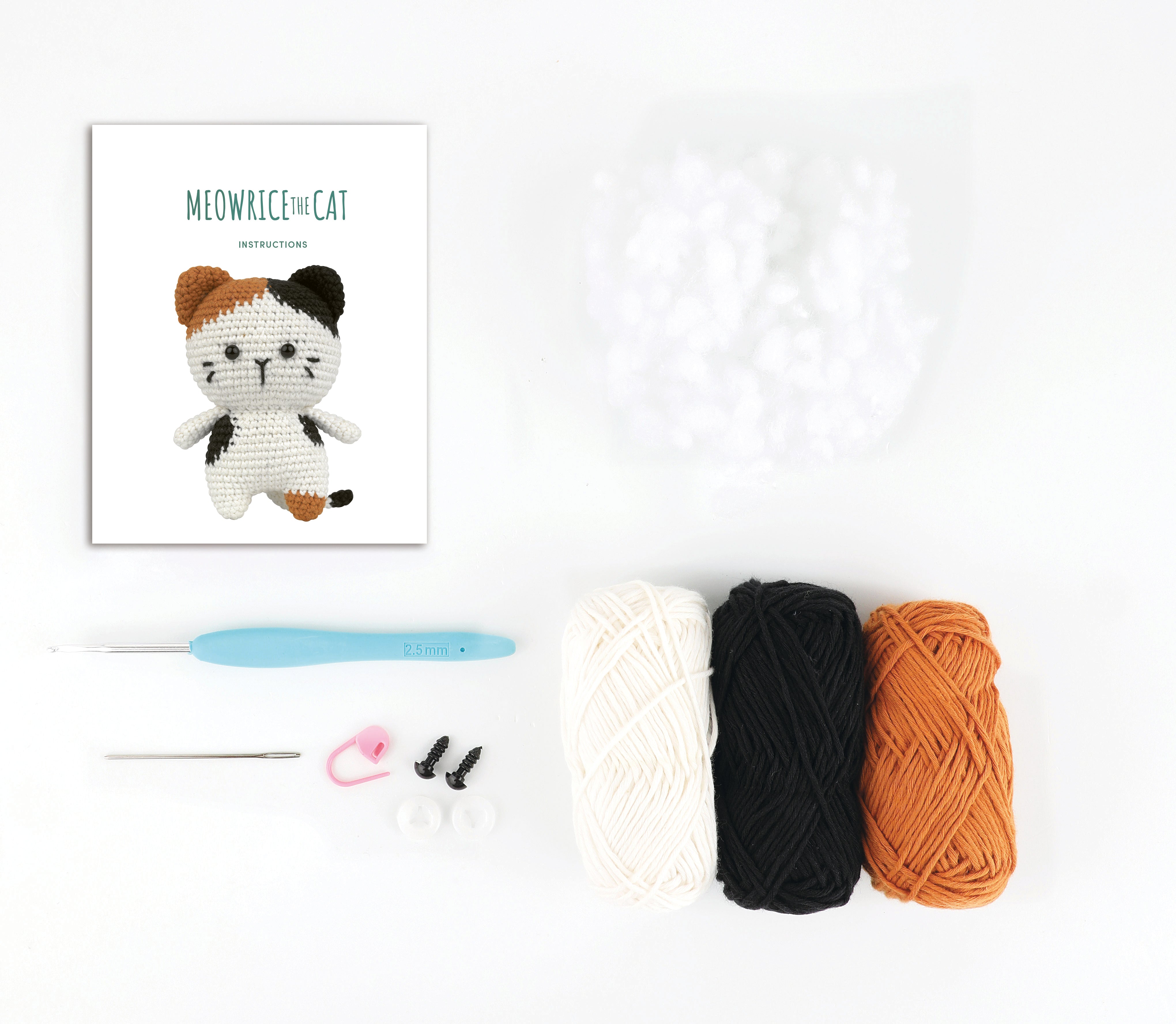 Anchor amigurumi setti Mewrice-kissa