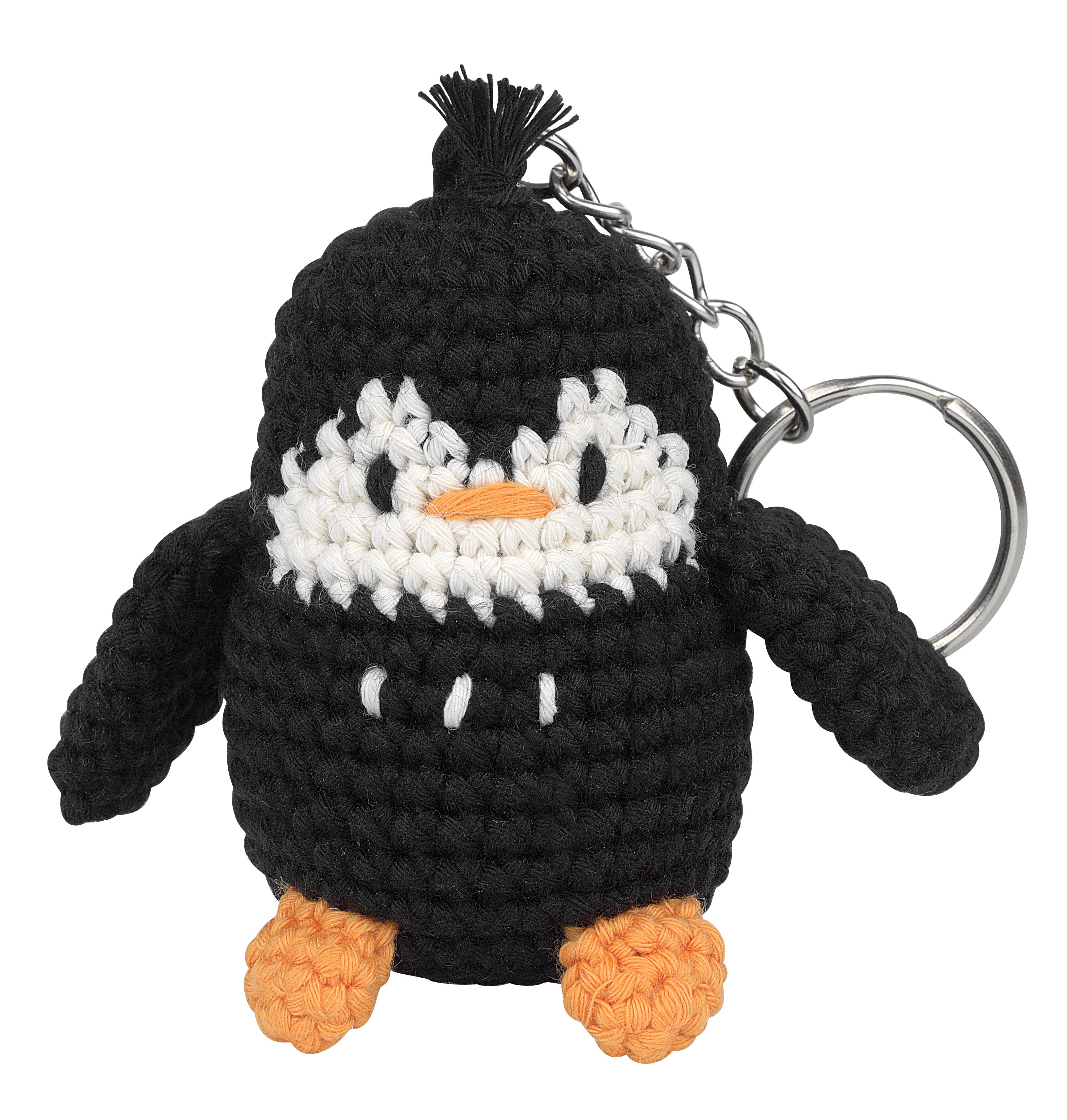 Anchor amigurumi avainperäsetti Pip-pingviini