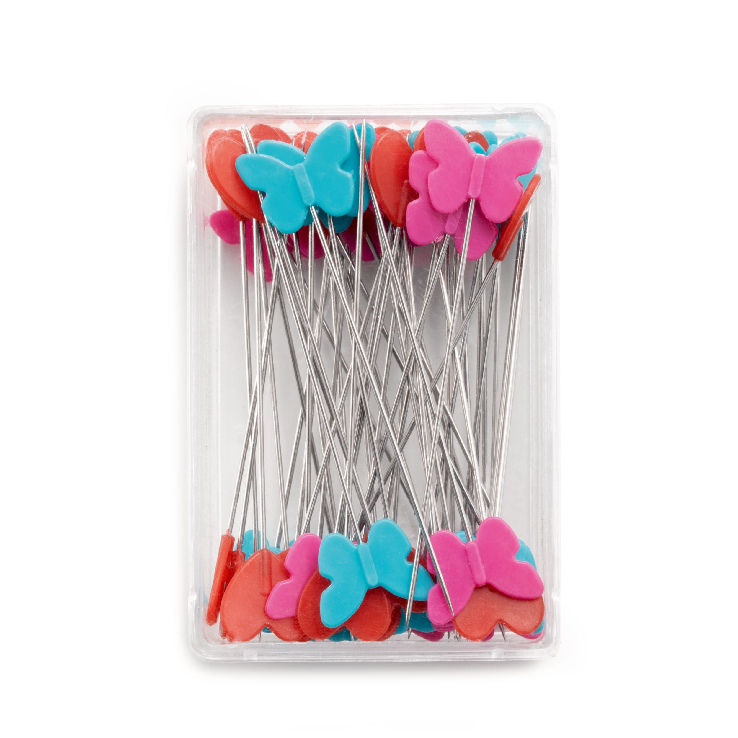 Nuppineulat, muovipäällä