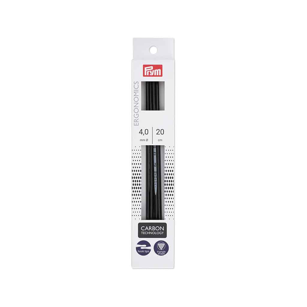 Prym Ergonomics Carbon hiilikuituinen sukkapuikko