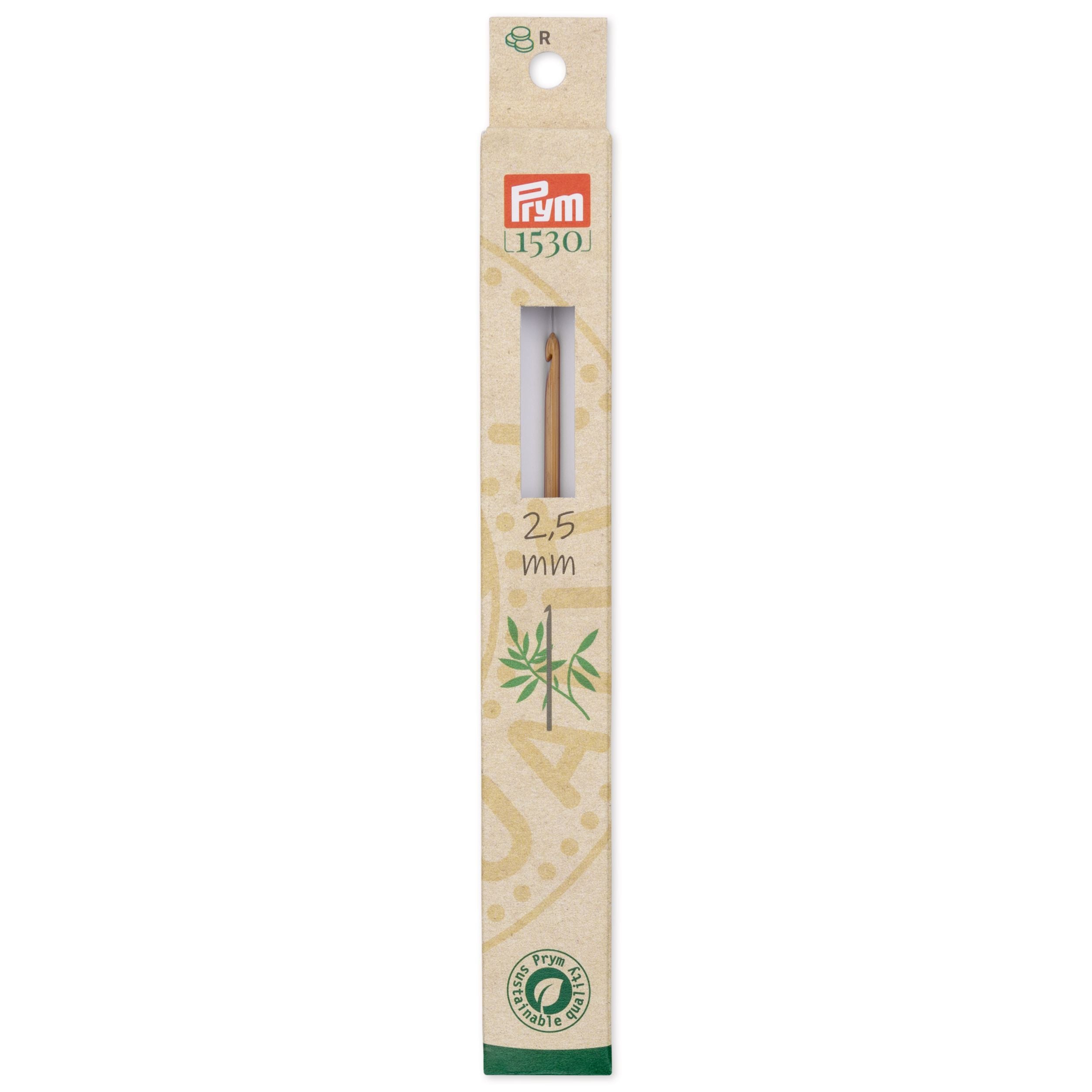 Virkkauskoukku, bambu Prym 1530