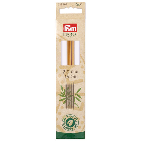 Prym 1530 Sukkapuikko 15cm, bambu