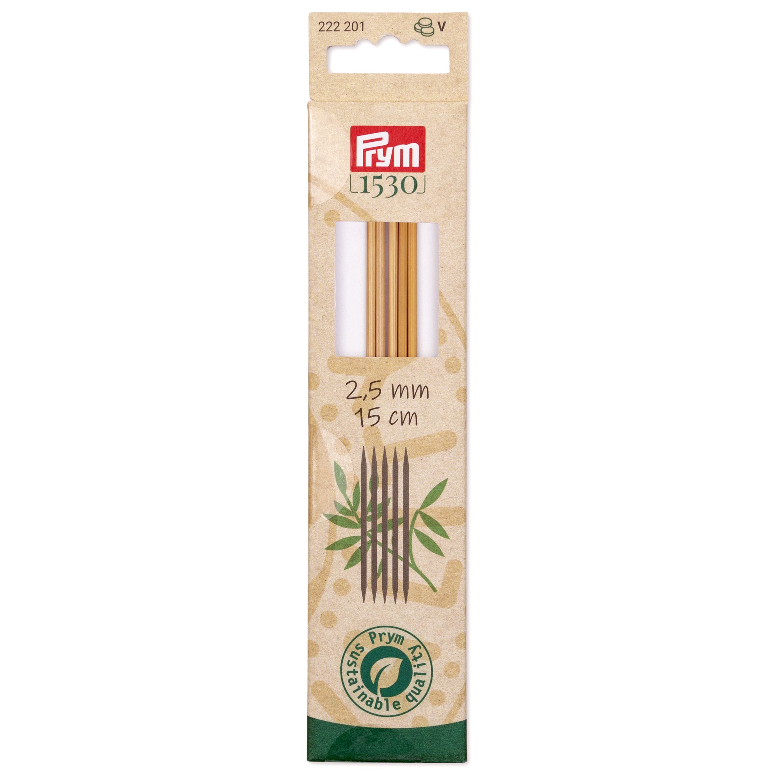 Prym 1530 Sukkapuikko 15cm, bambu