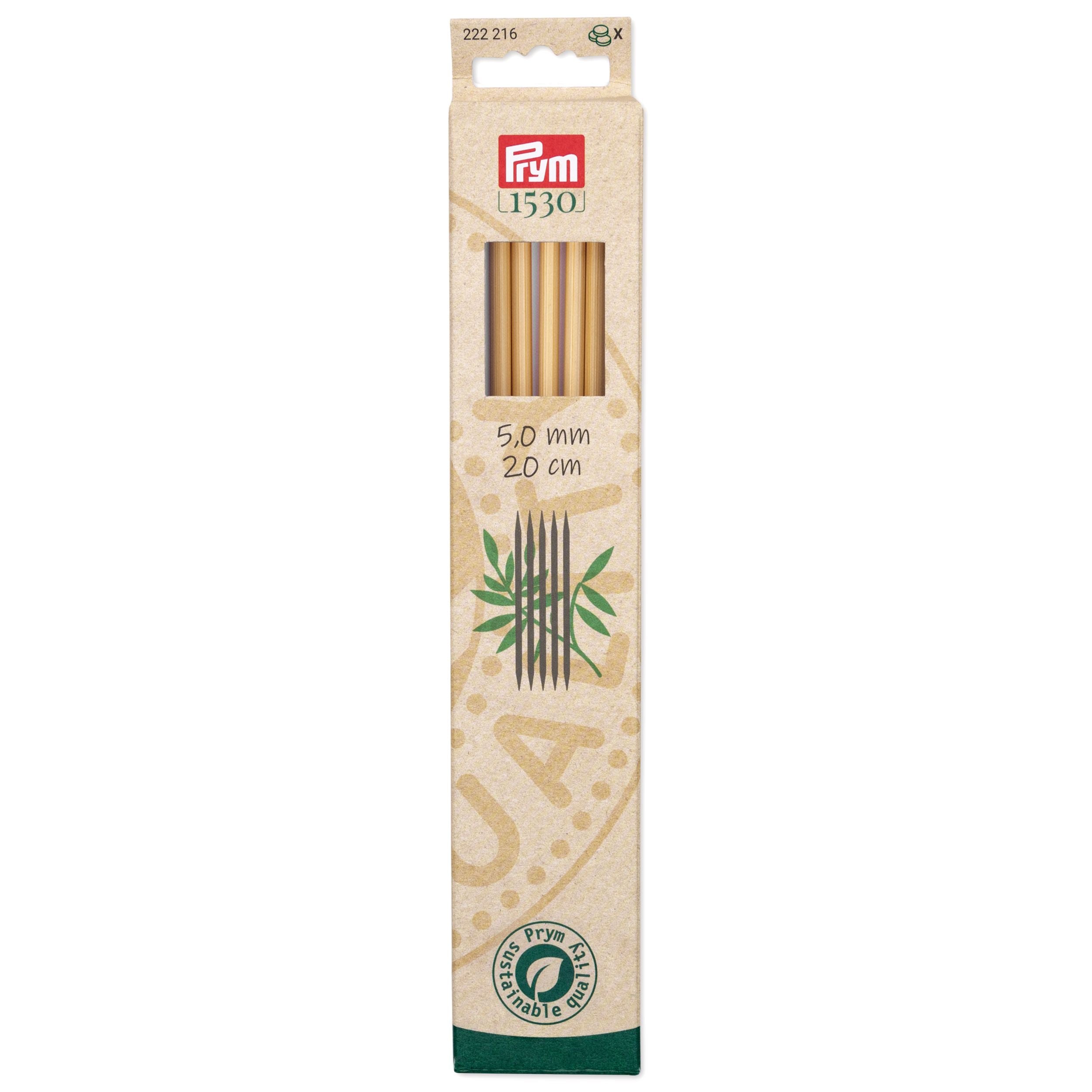 Prym 1530 Sukkapuikko 20cm, bambu