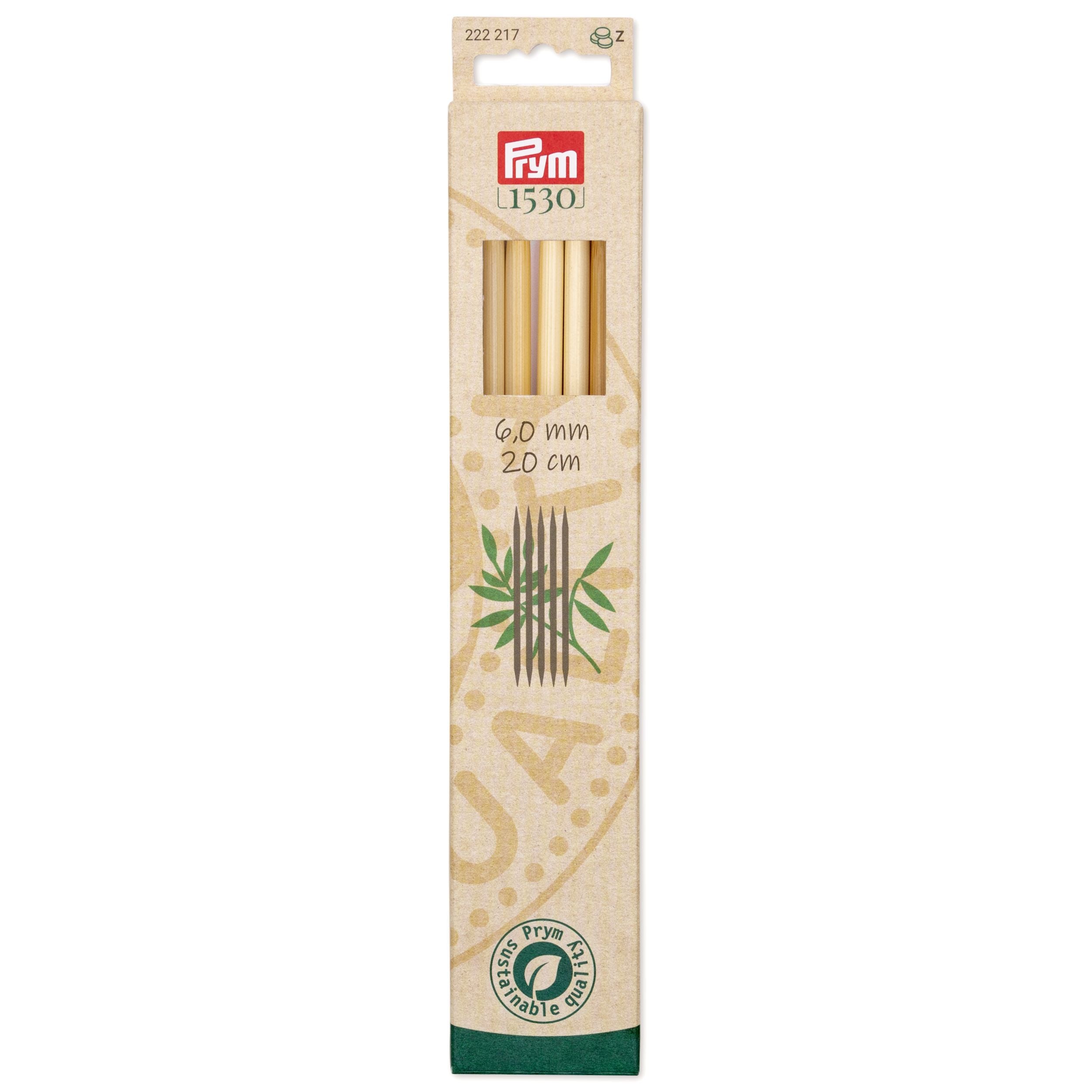 Prym 1530 Sukkapuikko 20cm, bambu