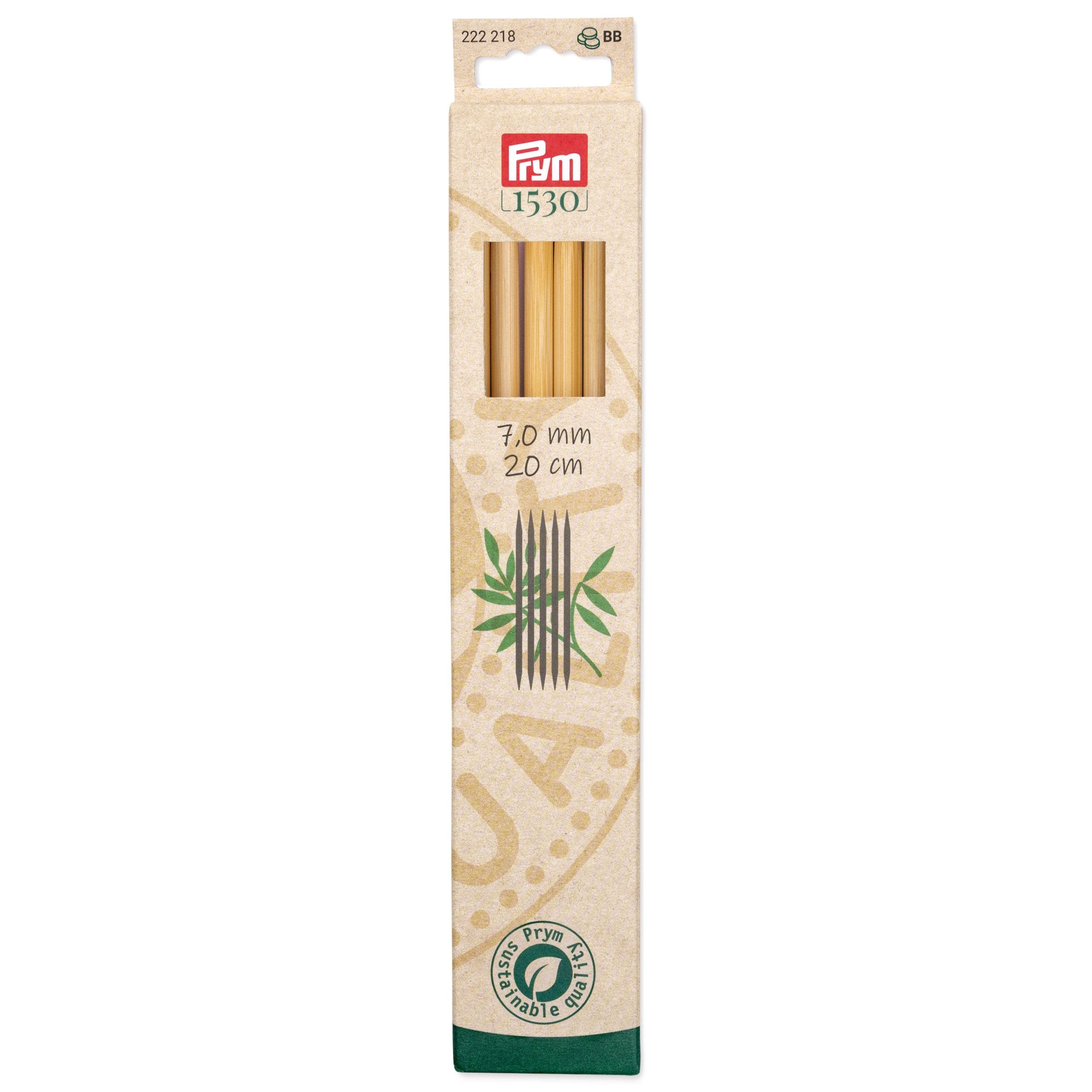 Prym 1530 Sukkapuikko 20cm, bambu