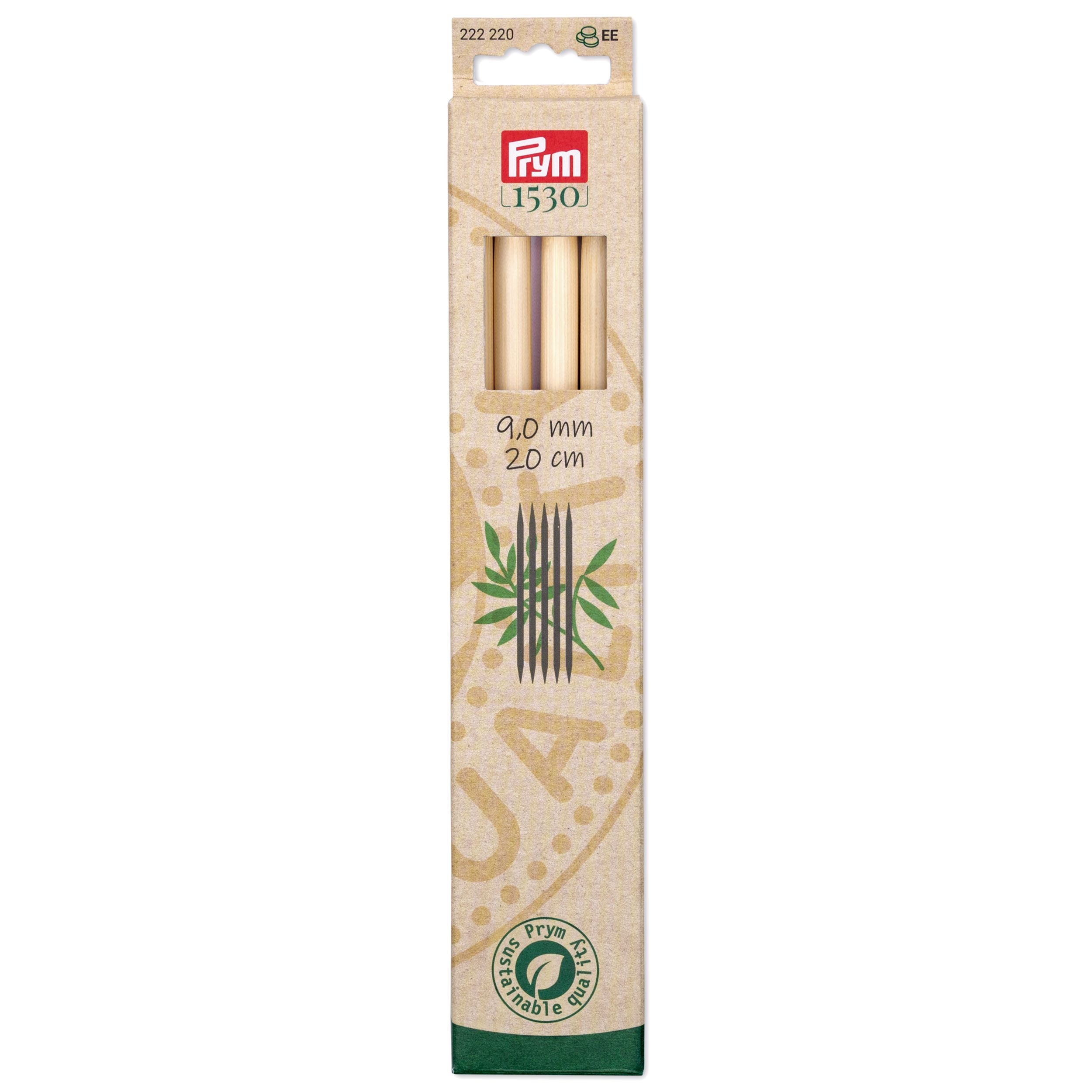 Prym 1530 Sukkapuikko 20cm, bambu