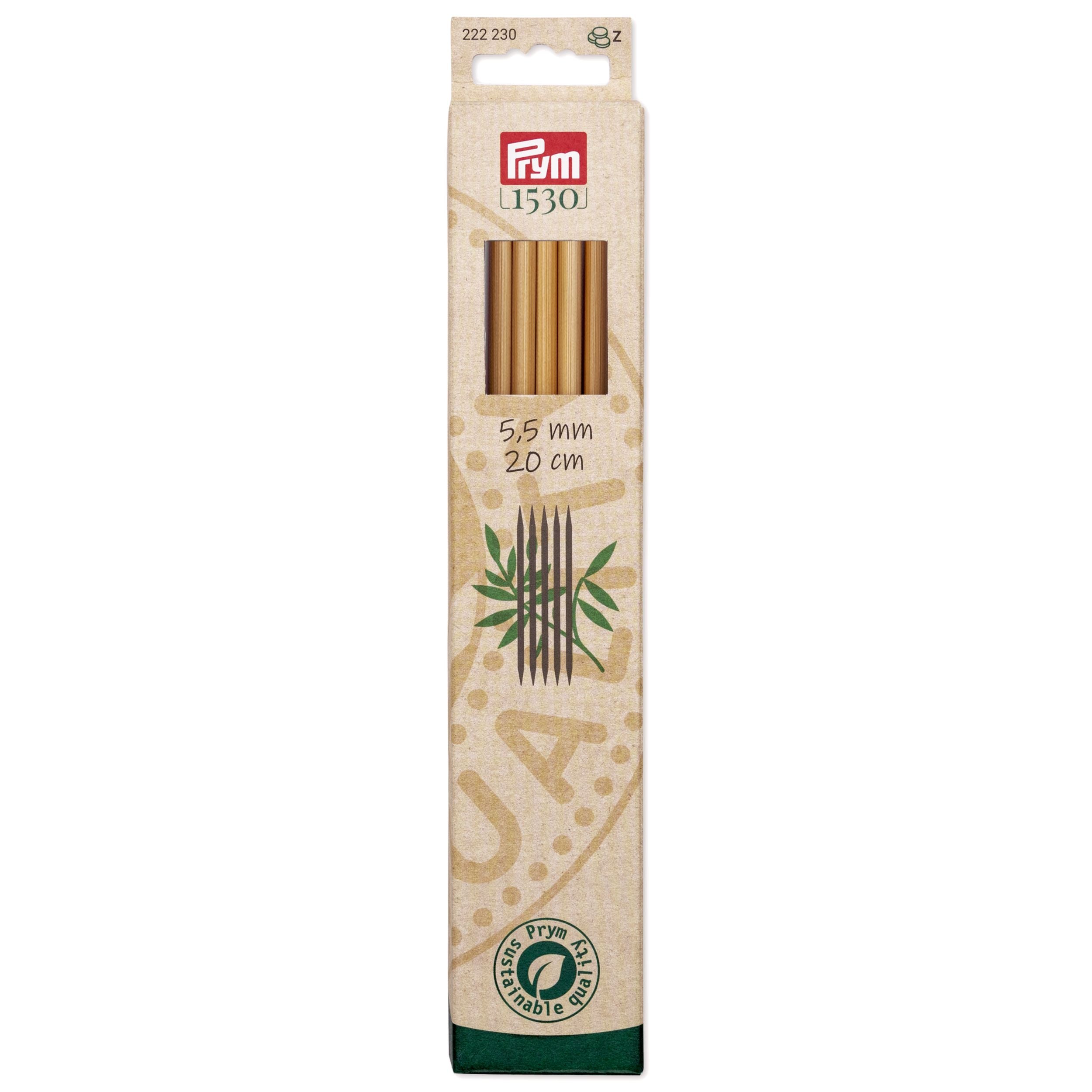 Prym 1530 Sukkapuikko 20cm, bambu