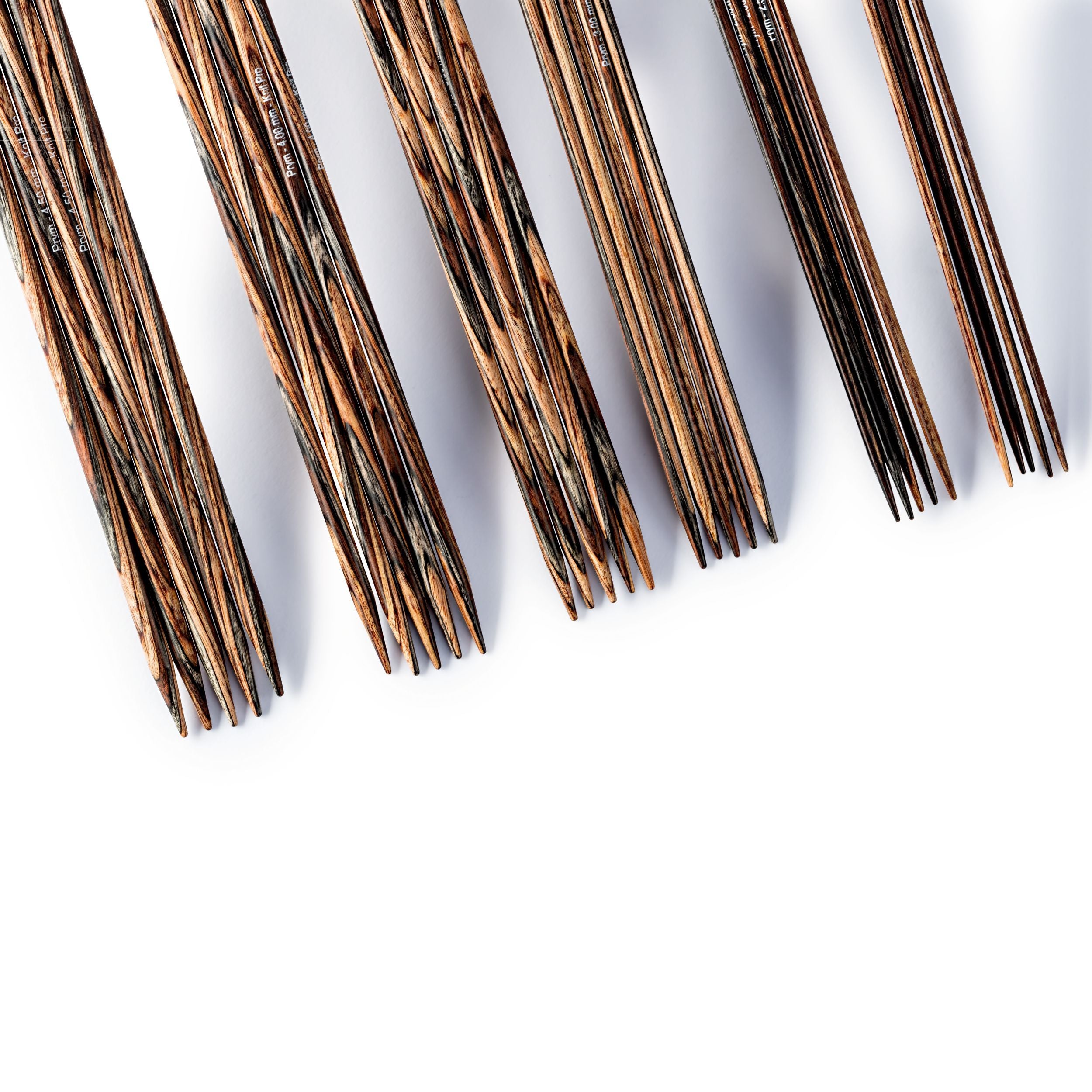 Sukkapuikkosetti puu 2,0-4,5mm 20 cm