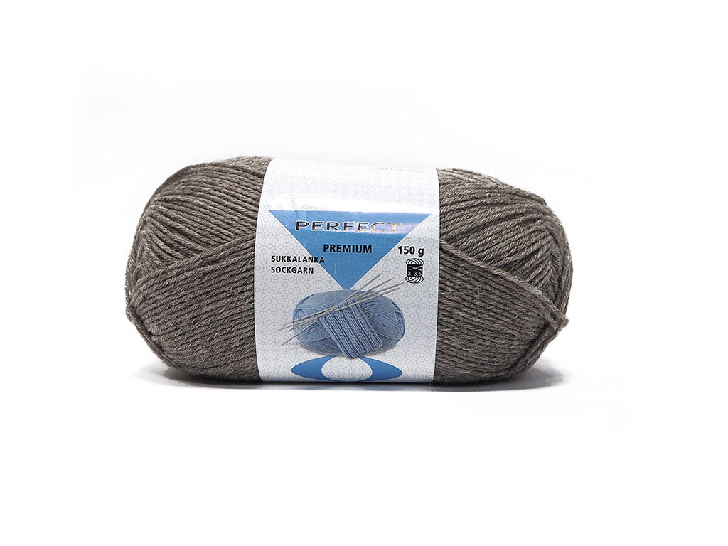Perfect Premium 6 yksivärinen sukkalanka 150 g