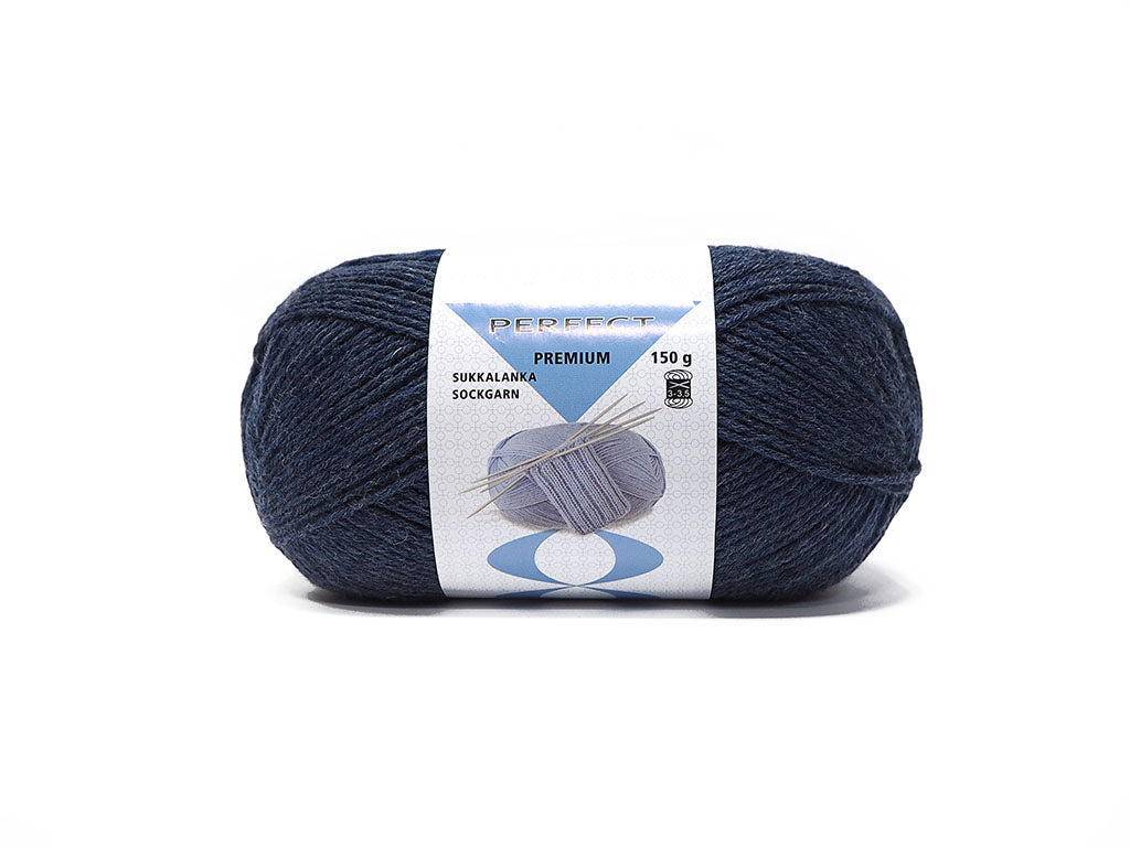 Perfect Premium 6 yksivärinen sukkalanka 150 g