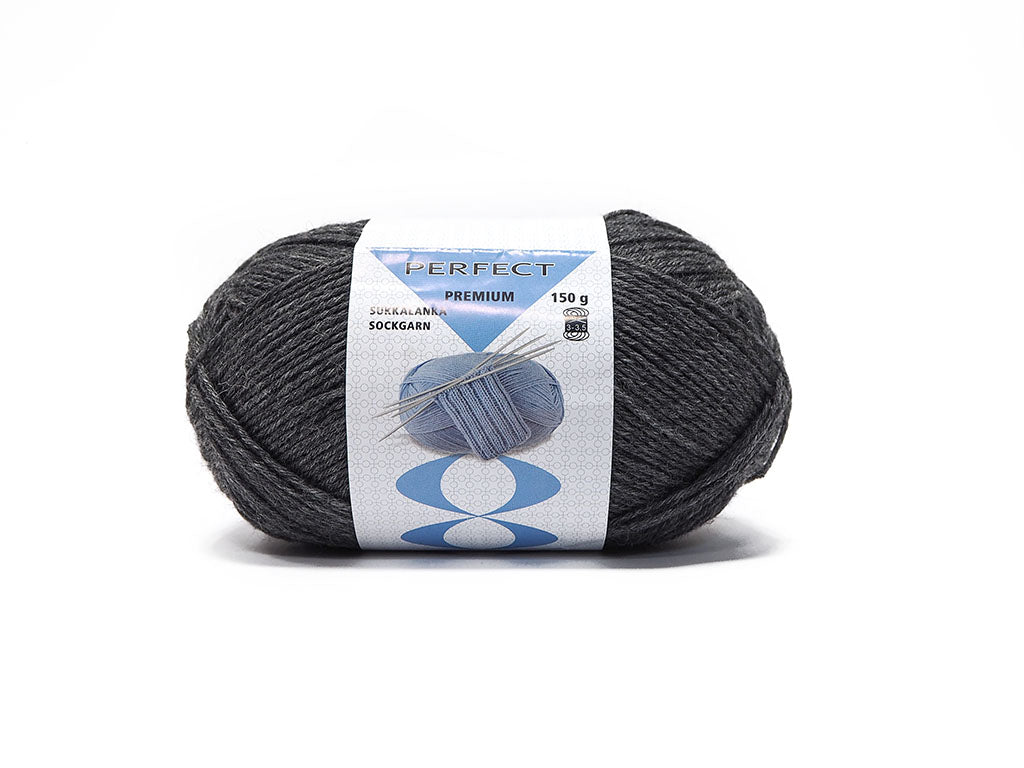 Perfect Premium 6 yksivärinen sukkalanka 150 g