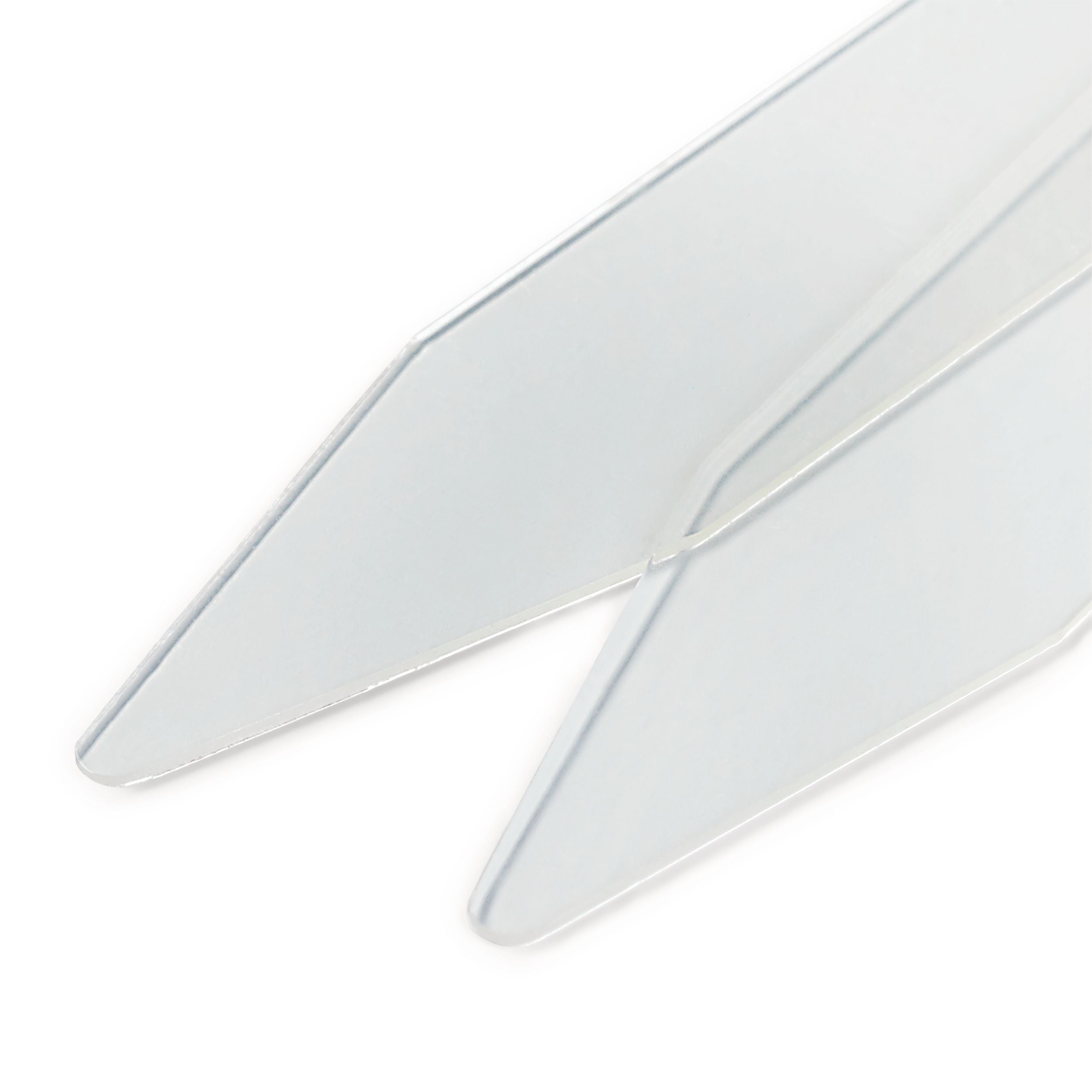 Kaulusvahvike, 10 x 55mm, läpinäkyvä