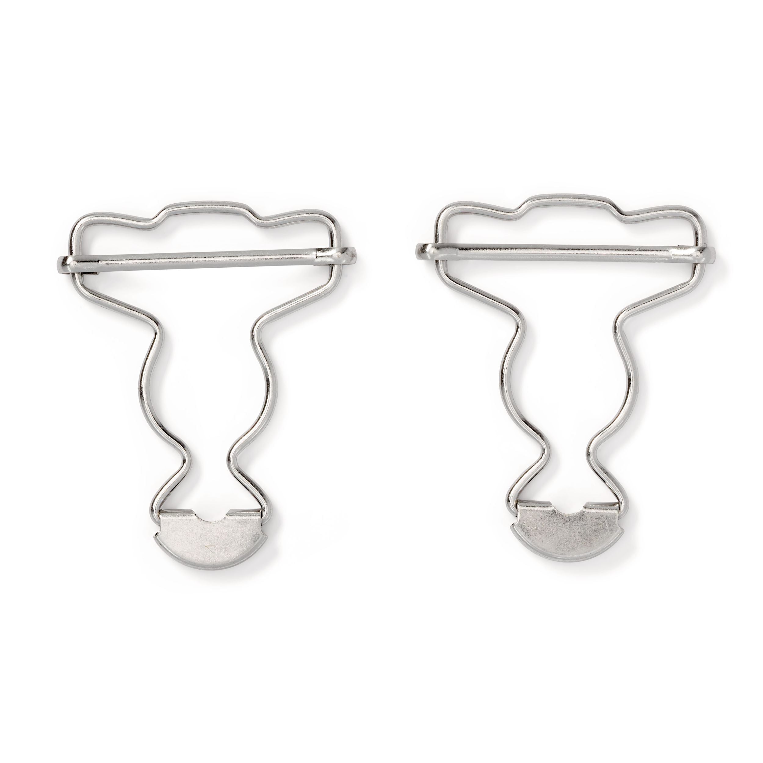 Haalarinsolki, 35mm, hopeanvärinen