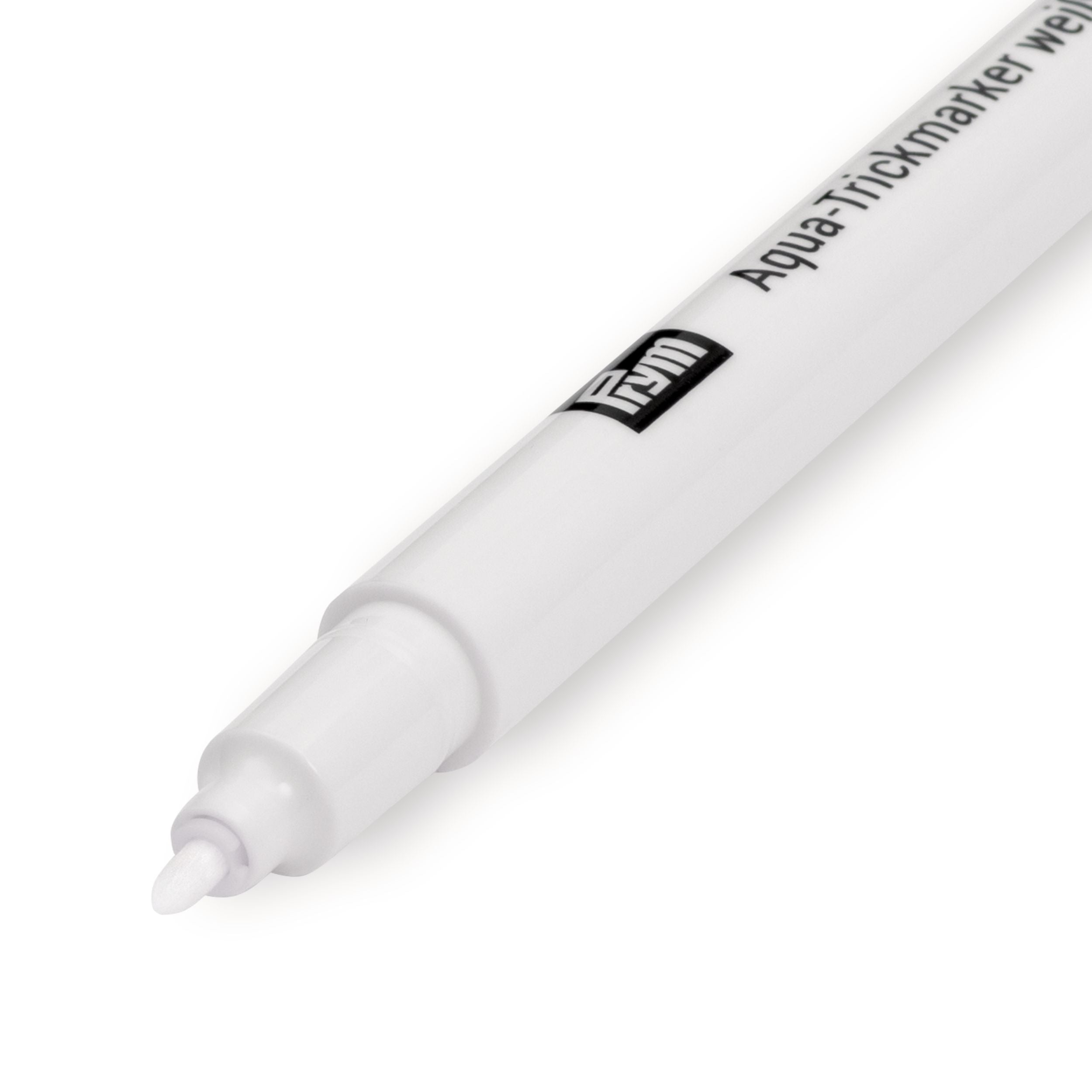 Merkkauskynä, vesiliukoinen, valkoinen