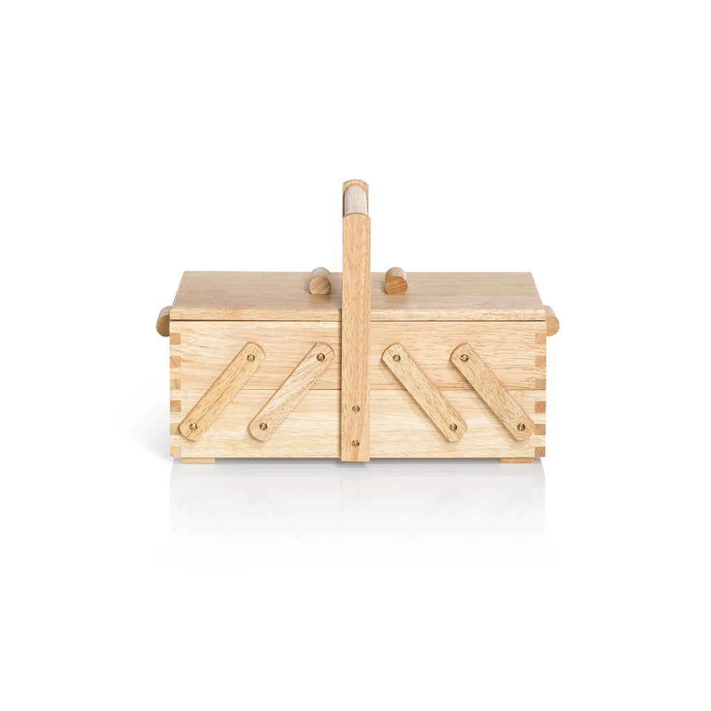 Ompelukori vaaleaa puuta S