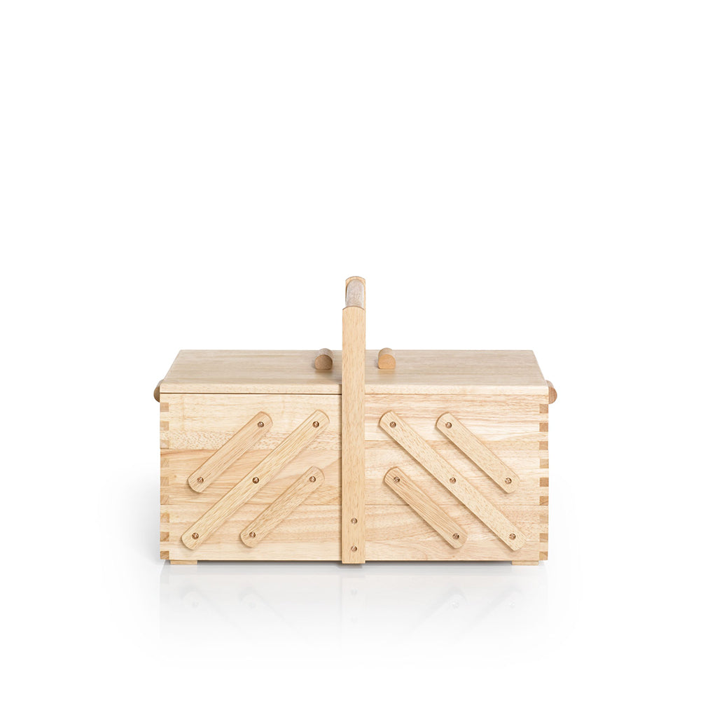 Ompelukori vaaleaa puuta M