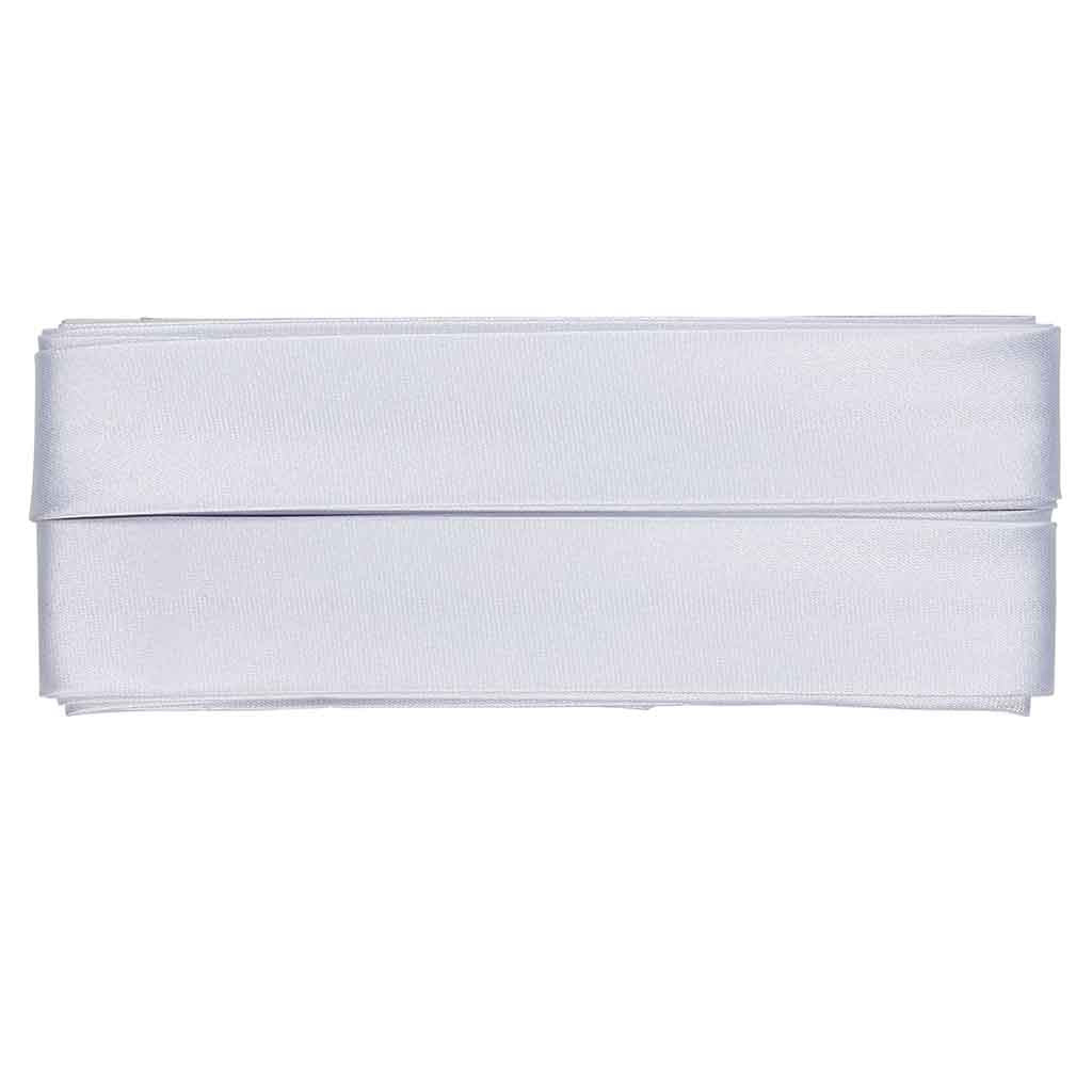 Satiinivinonauha, 40/20mm, valkoinen, 3.5m