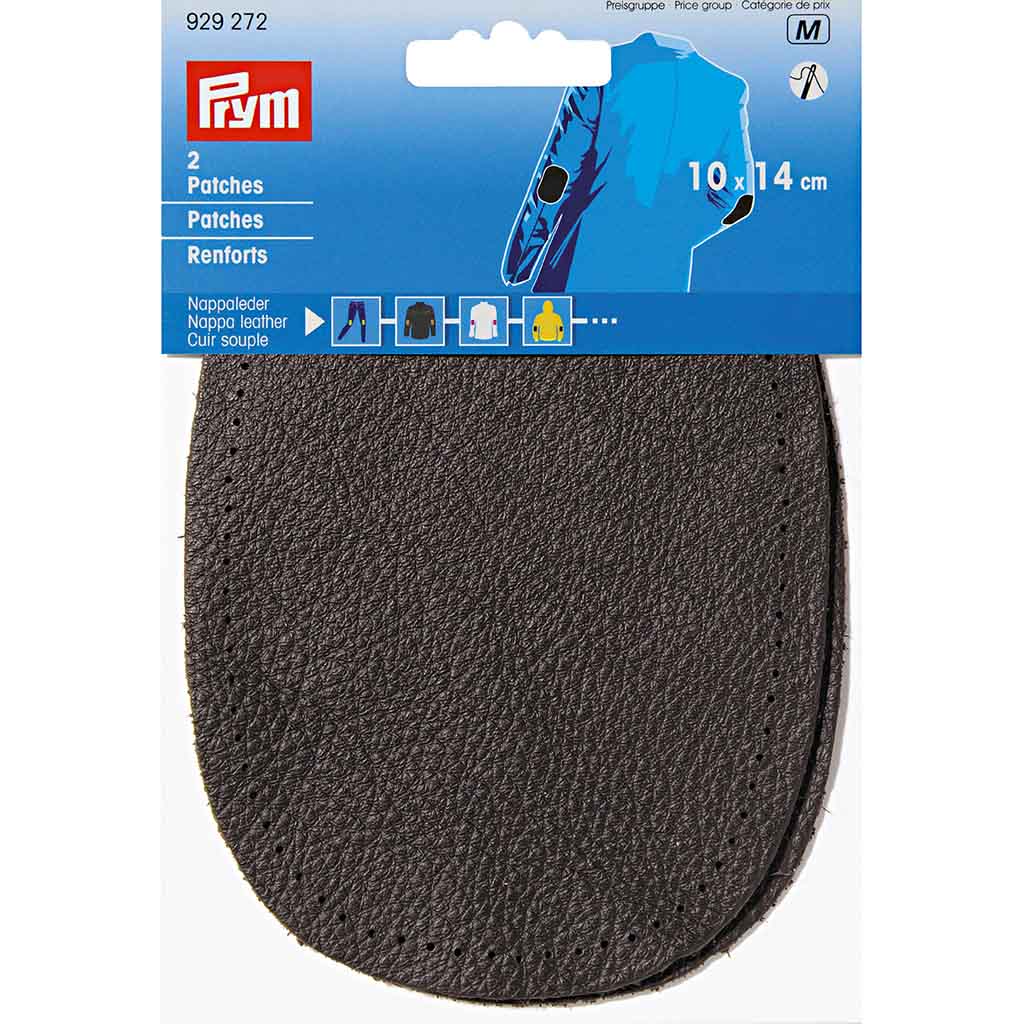 Ommeltavat kyynärpaikat nahkaa 10 x 14cm