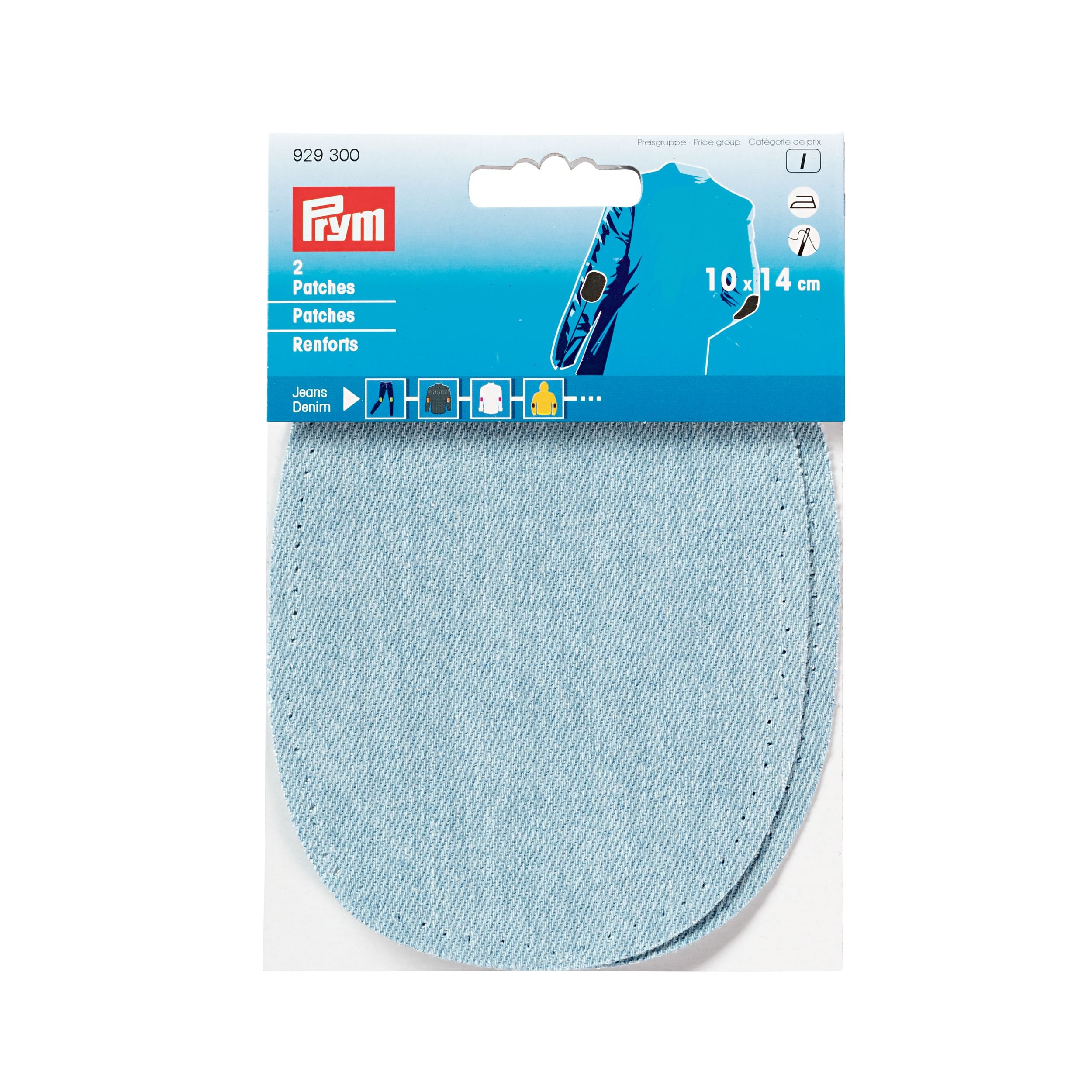 Farkkupaikka, silitettävä, 10 x 14cm