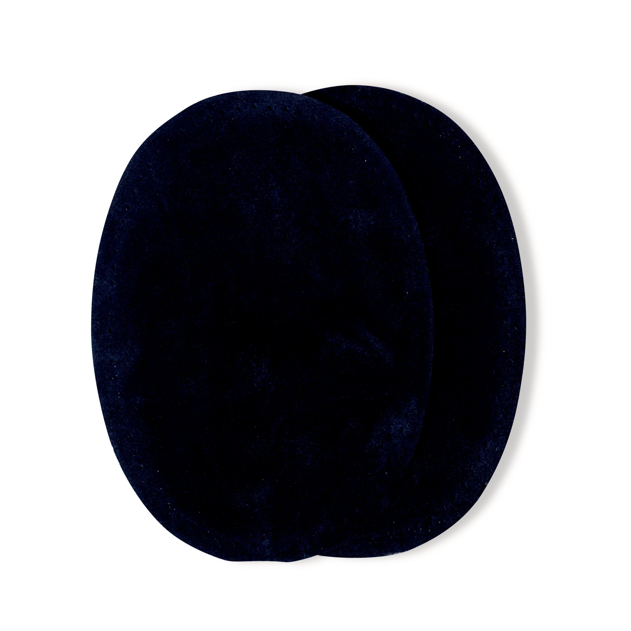 Kyynärpaikat mokkanahkajäljitelmää, tummansininen