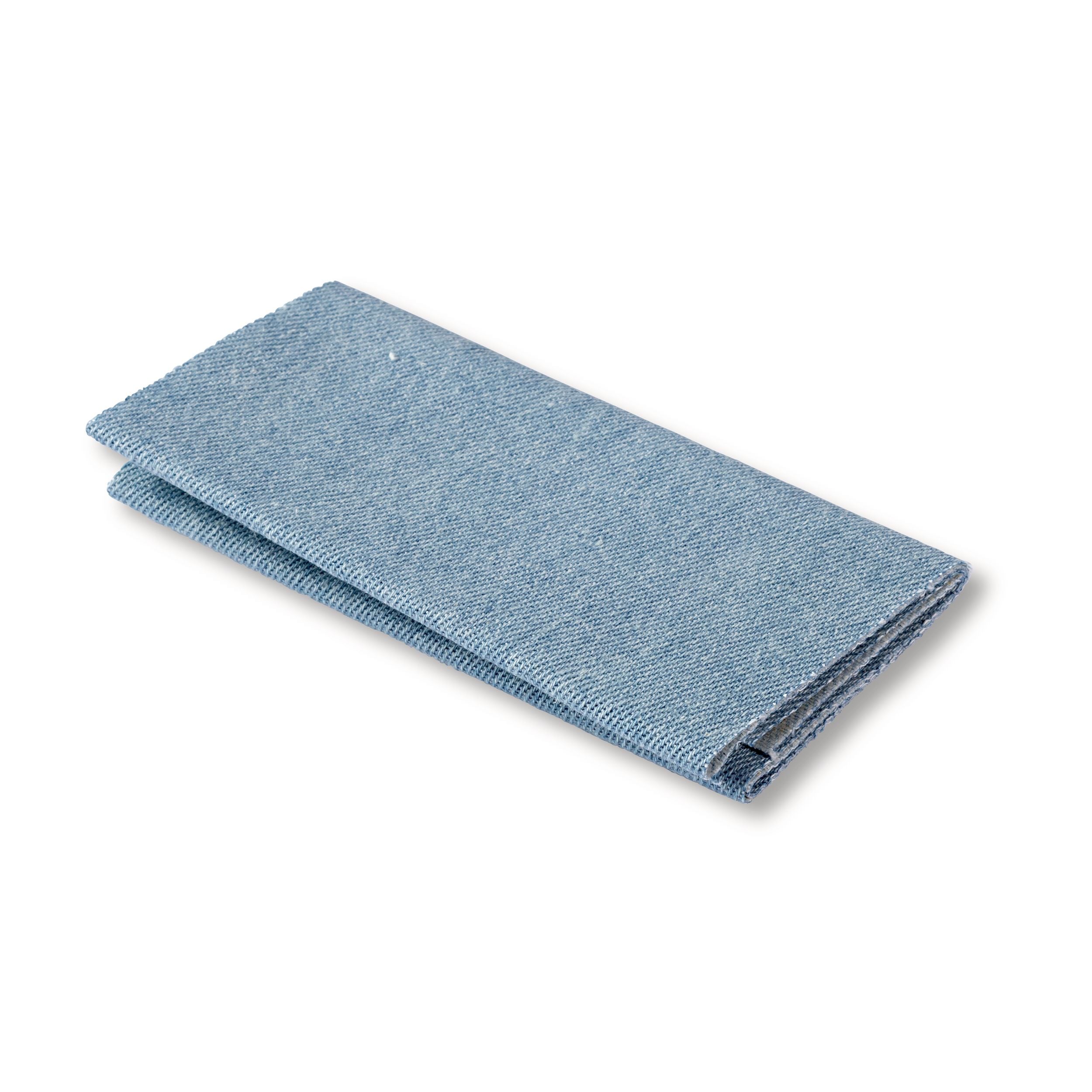 Silitettävä farkkupaikka, 12 x 45cm, vaalean sininen