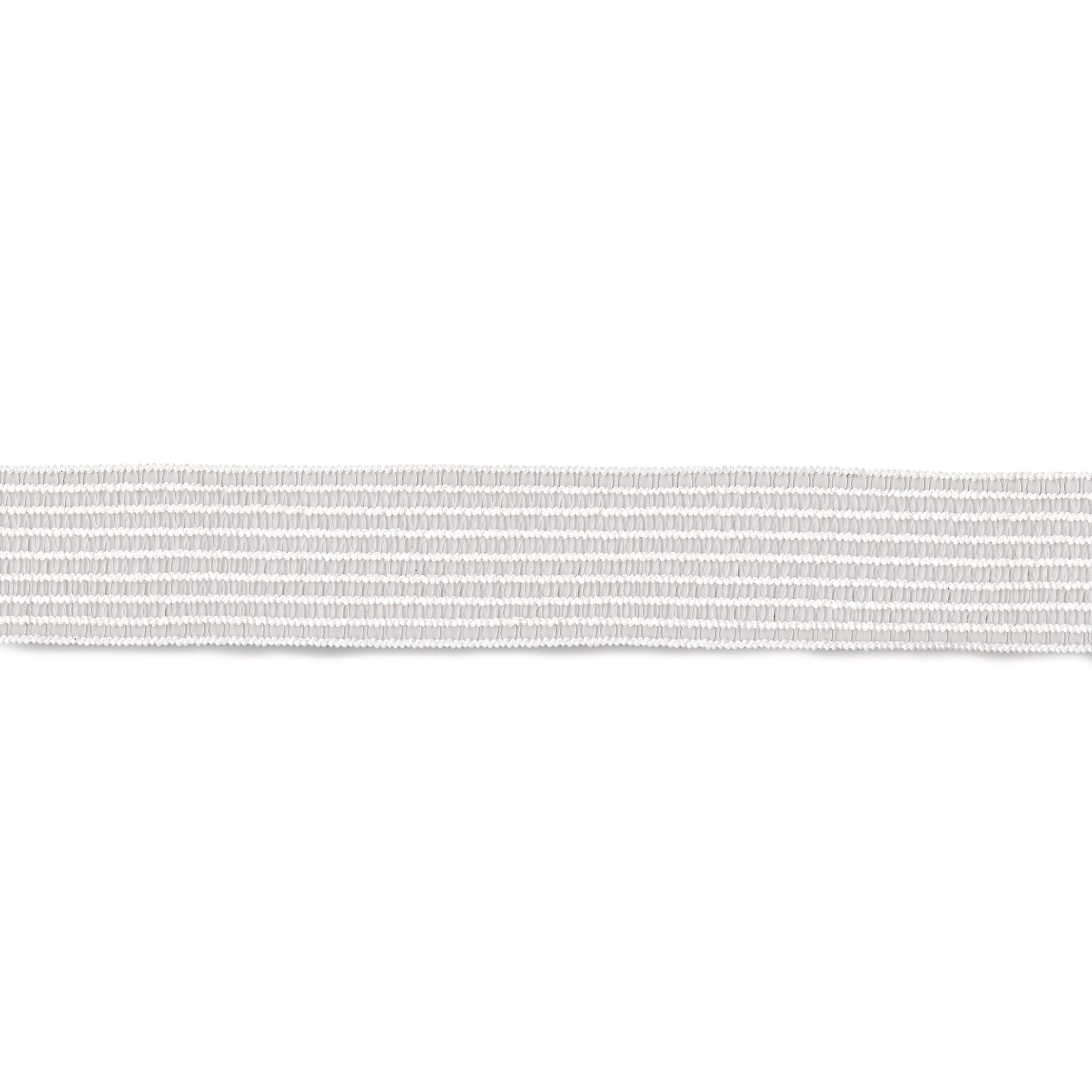 Verkkokuminauha, 25mm, valkoinen, 2m