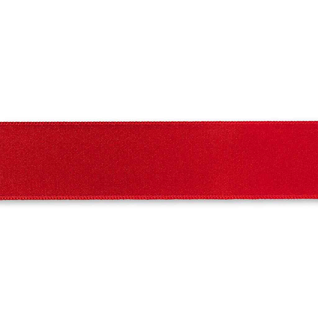 Satiininauha, 25mm, punainen, 3m