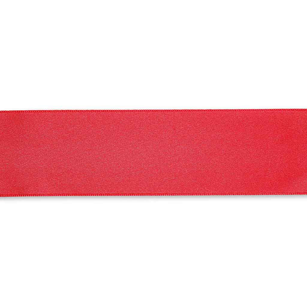 Satiininauha, 38mm, tumman punainen