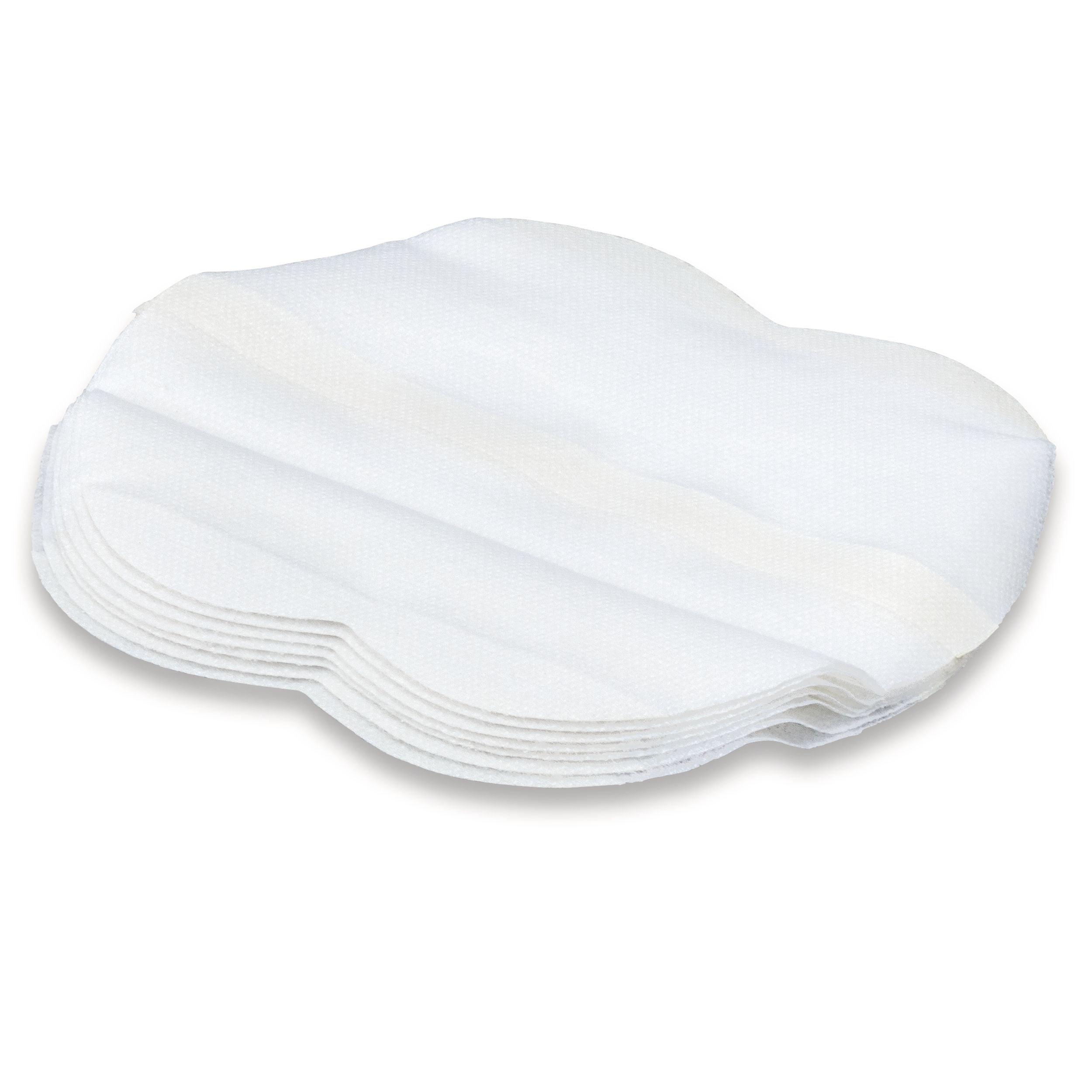 Kertakäyttöiset hikilaput, valkoinen