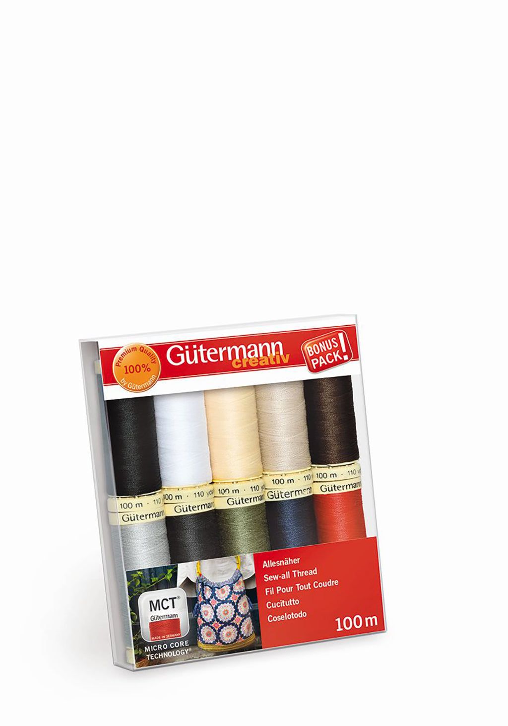 Gütermann ompelulankalajitelma 10x100m