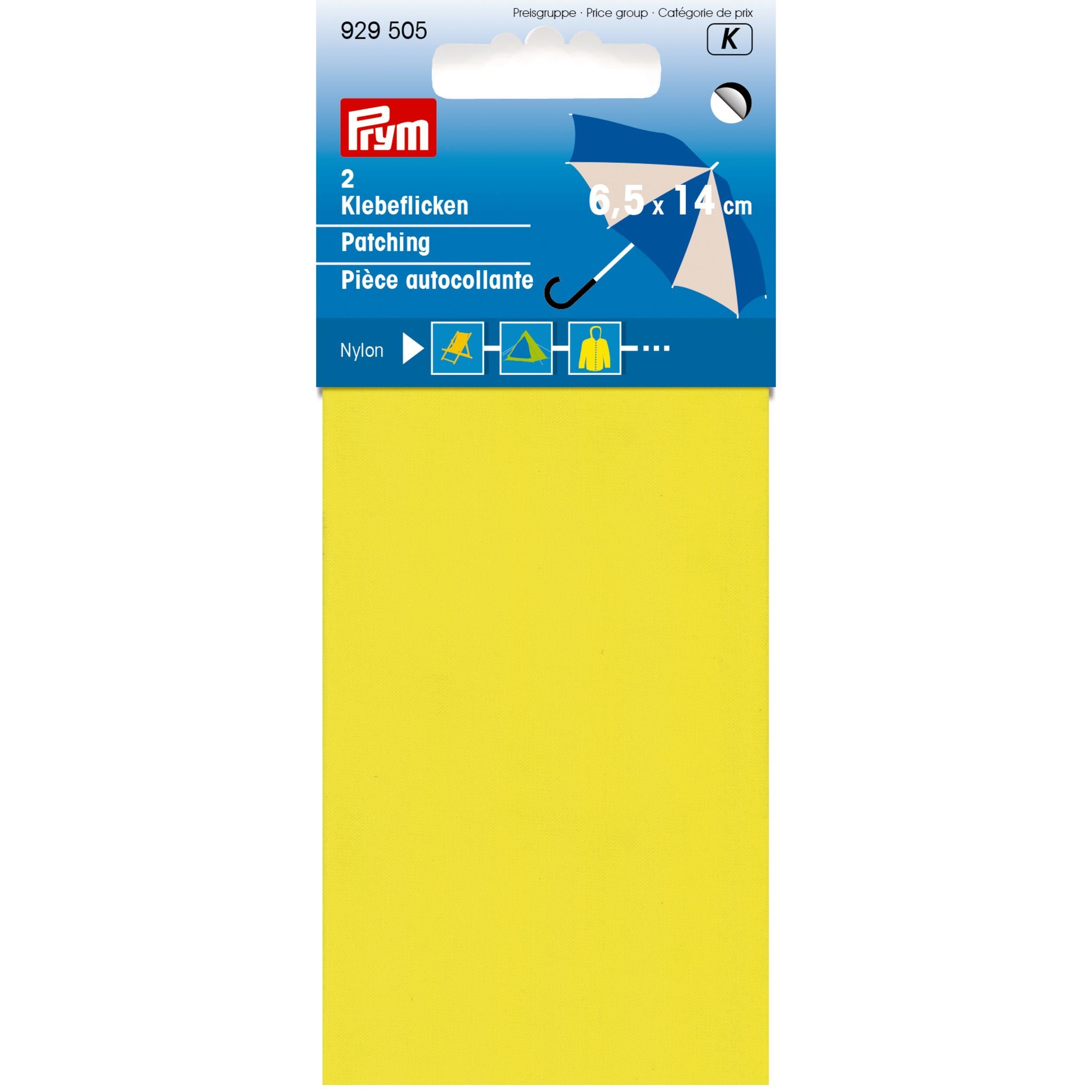 Nylonpaikka 6,5 x 14 cm, itseliimautuva