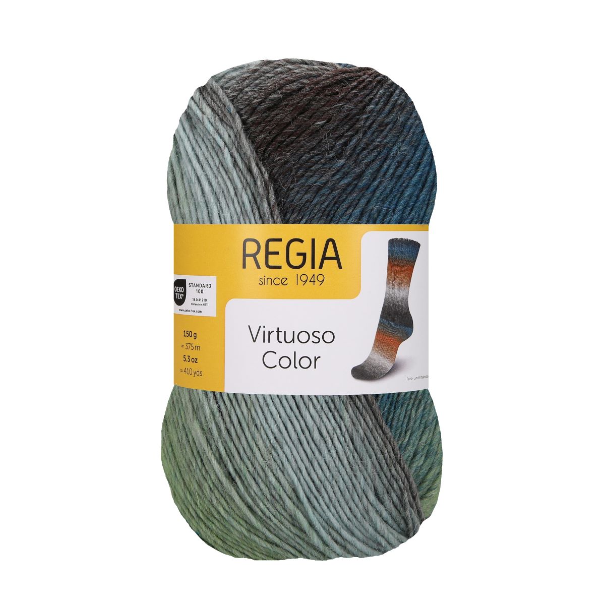 Regia Virtuoso Color sukkalanka 150 g