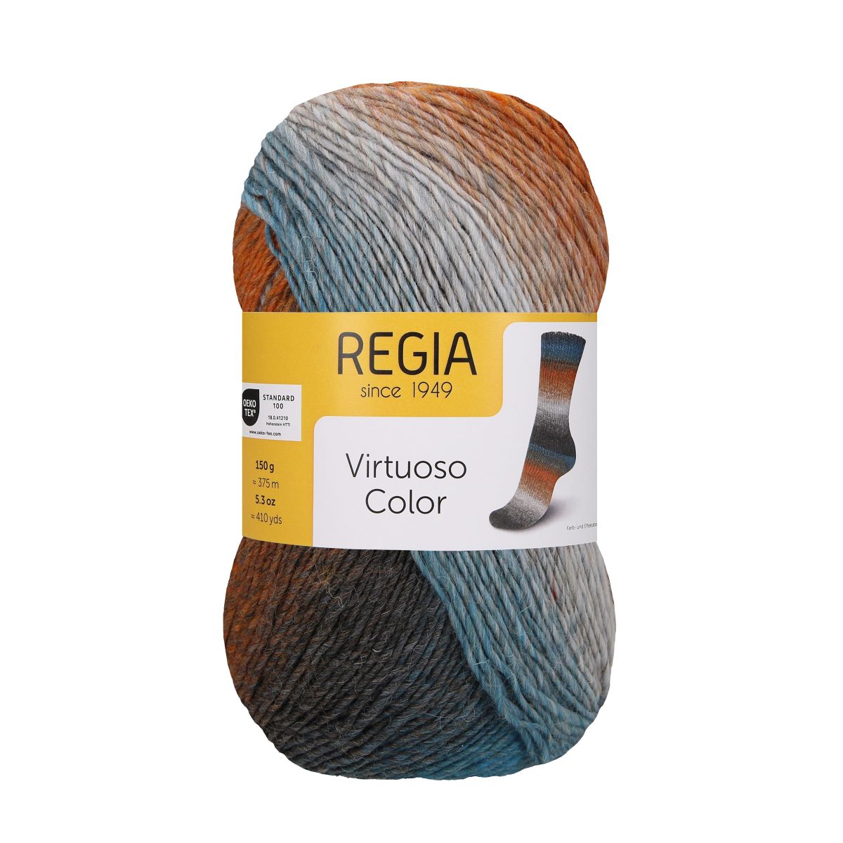 Regia Virtuoso Color sukkalanka 150 g
