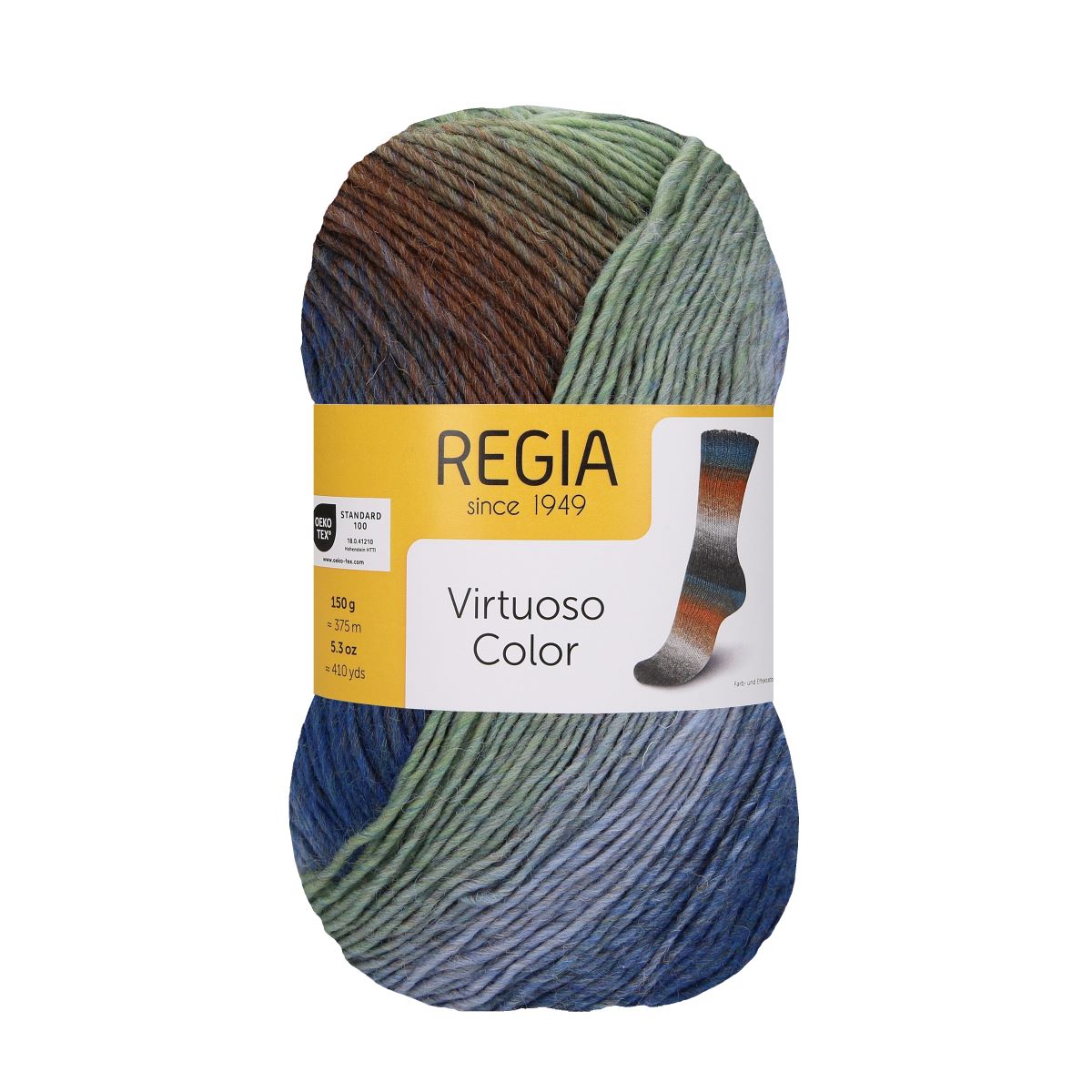 Regia Virtuoso Color sukkalanka 150 g