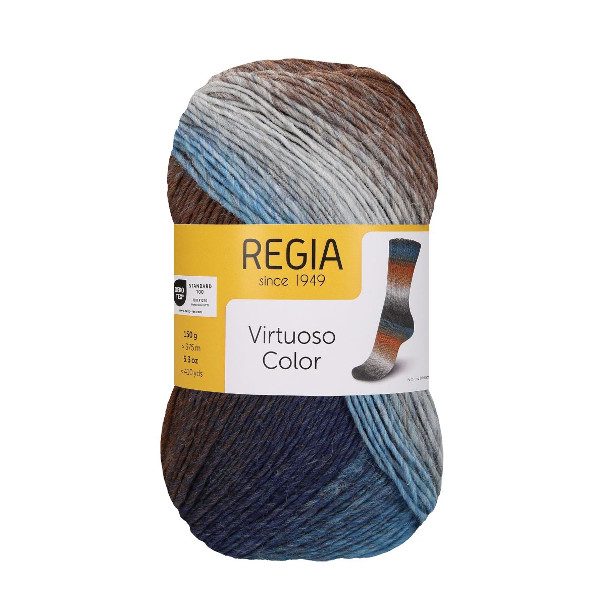 Regia Virtuoso Color sukkalanka 150 g