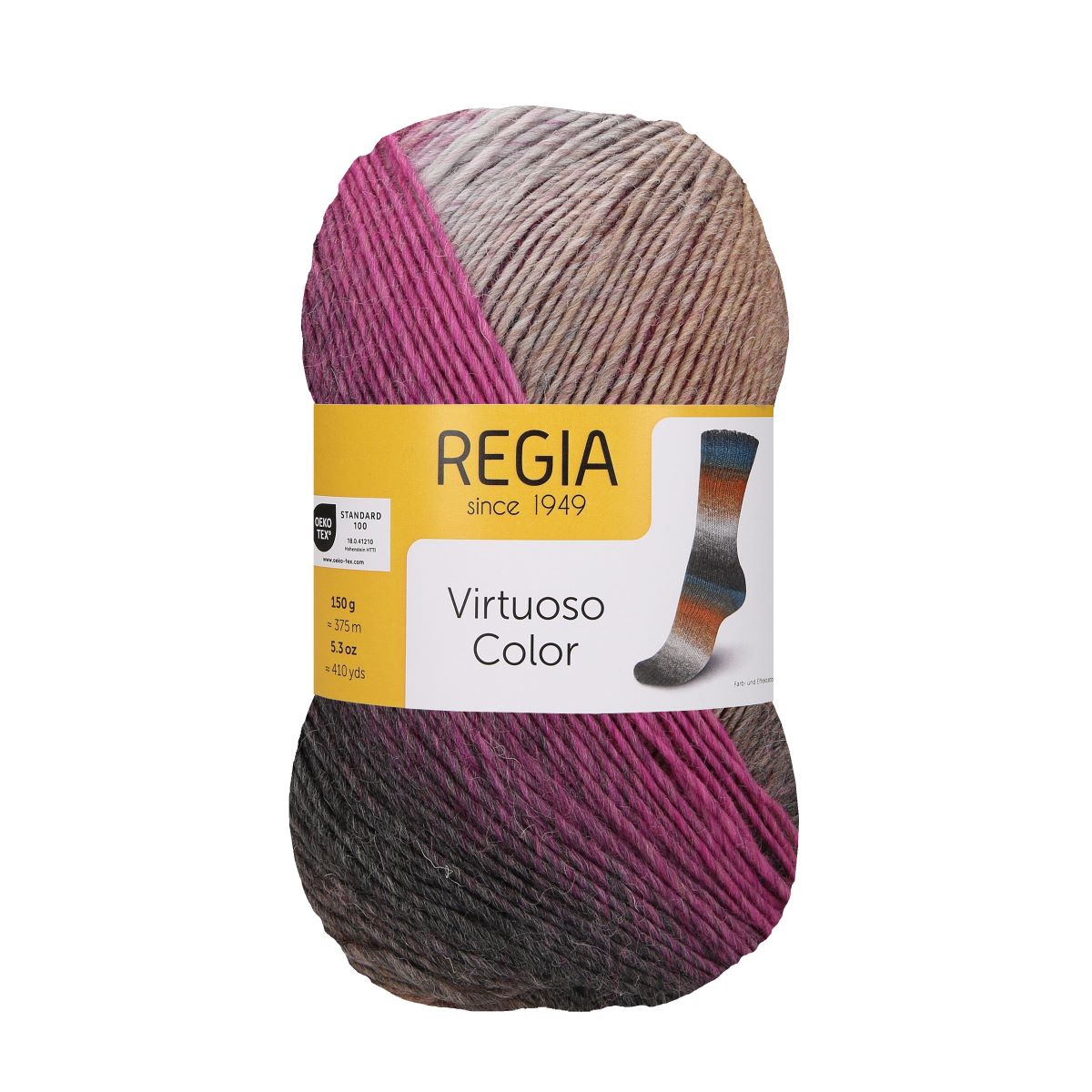 Regia Virtuoso Color sukkalanka 150 g