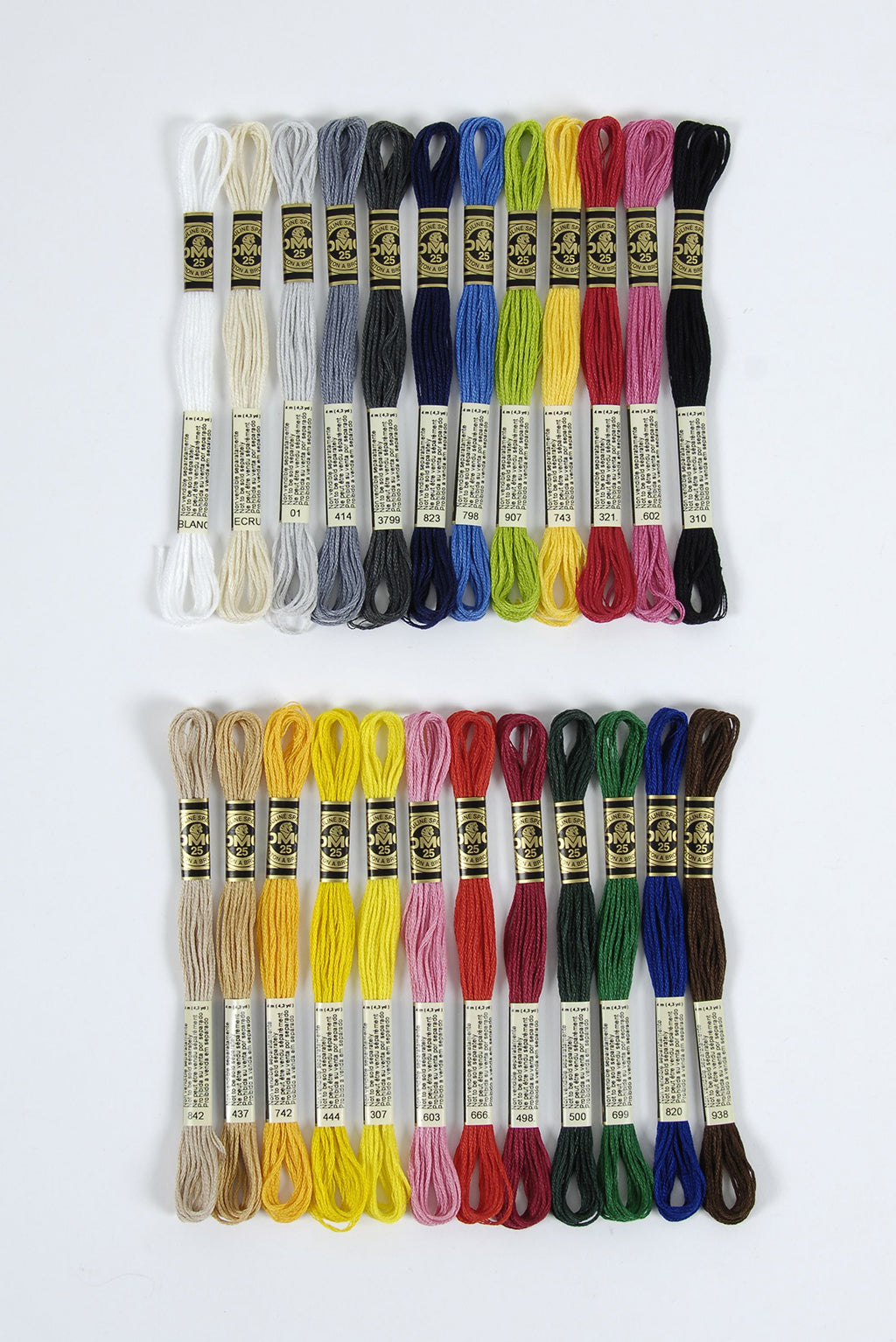 DMC Muliinilanka lajitelma Must have 24x4m