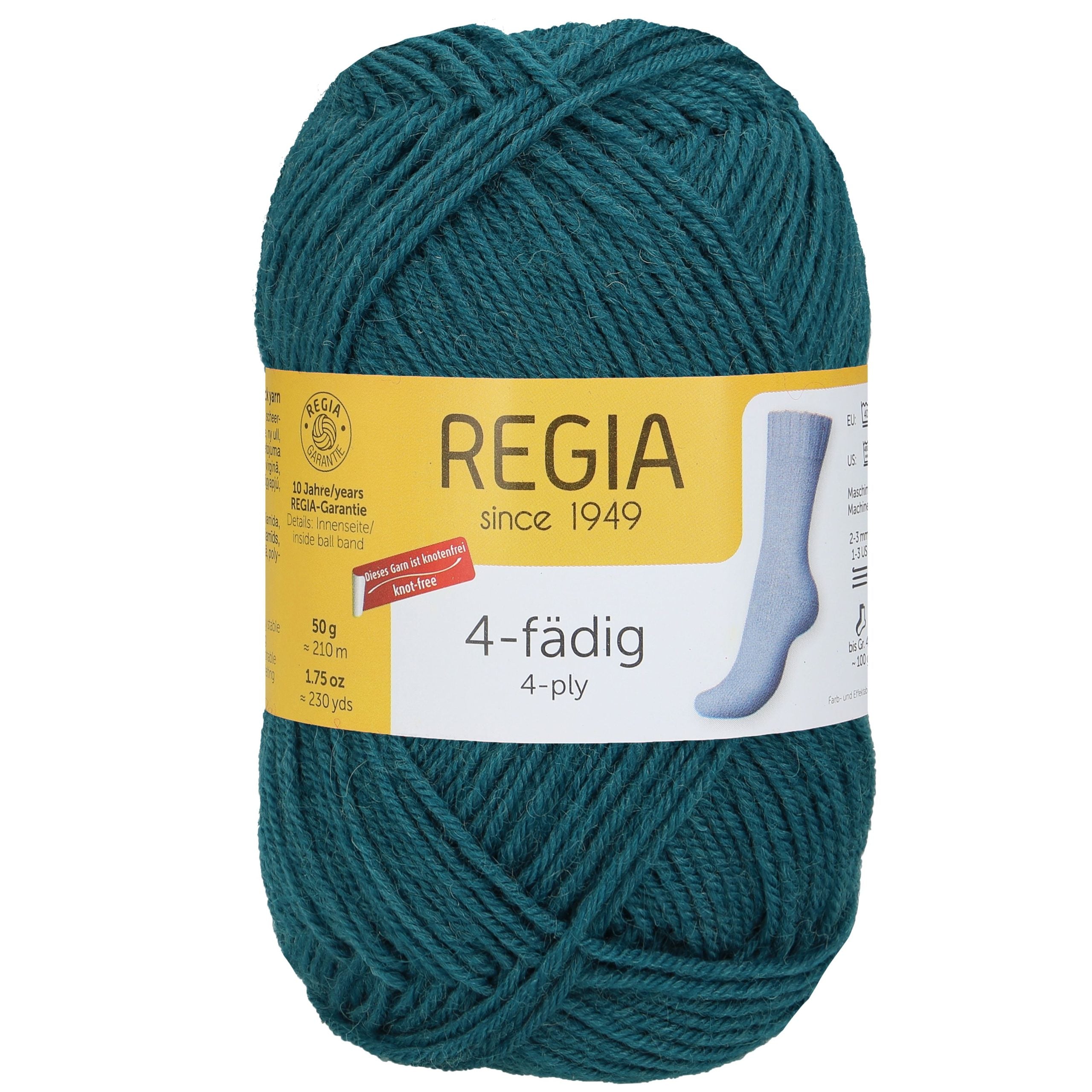Regia 4 yksivärinen sukkalanka 50 g